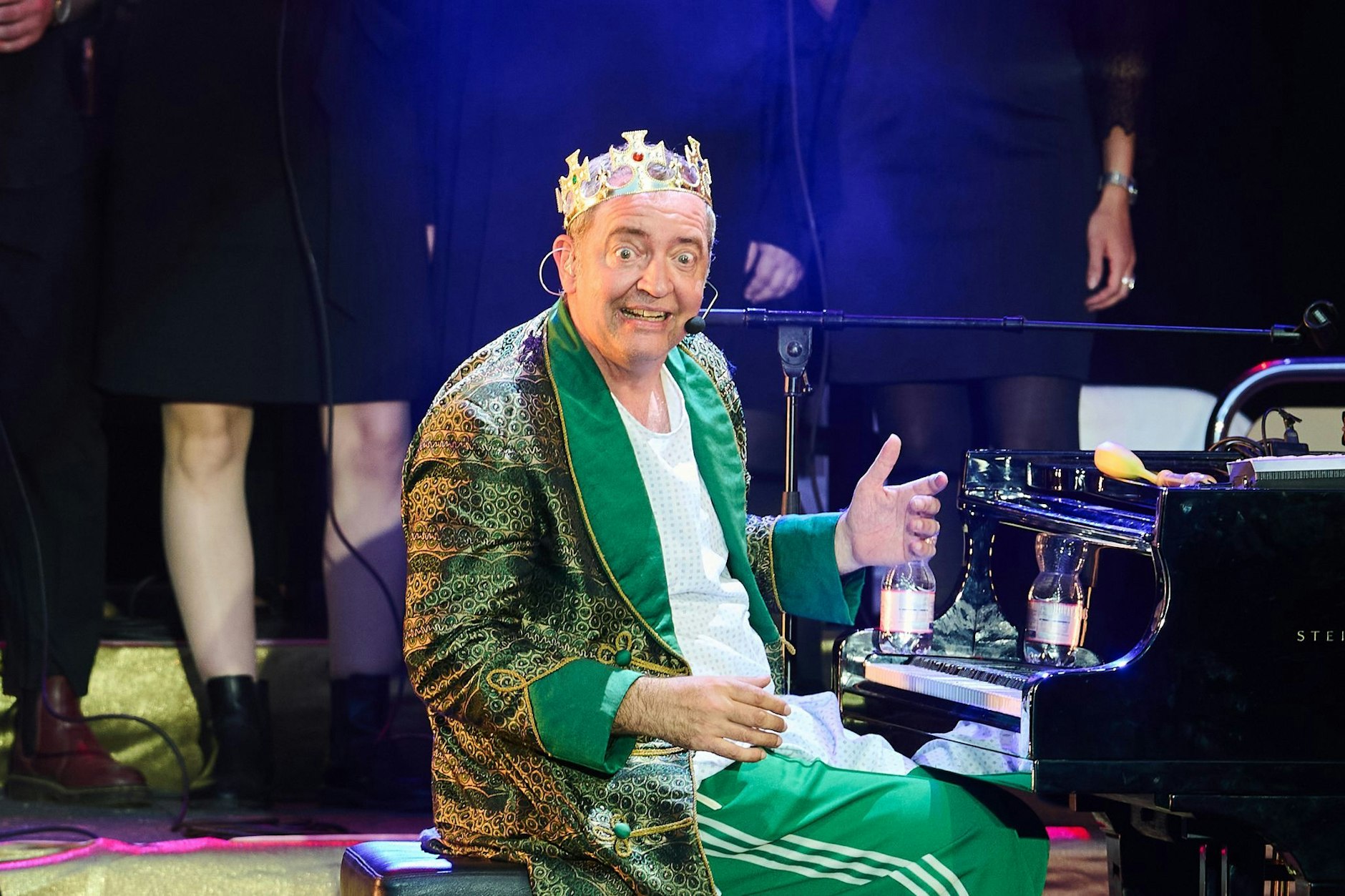 Rainald Grebe bei seinem Konzert vom Juli 2023 in der Berliner Waldbühne.