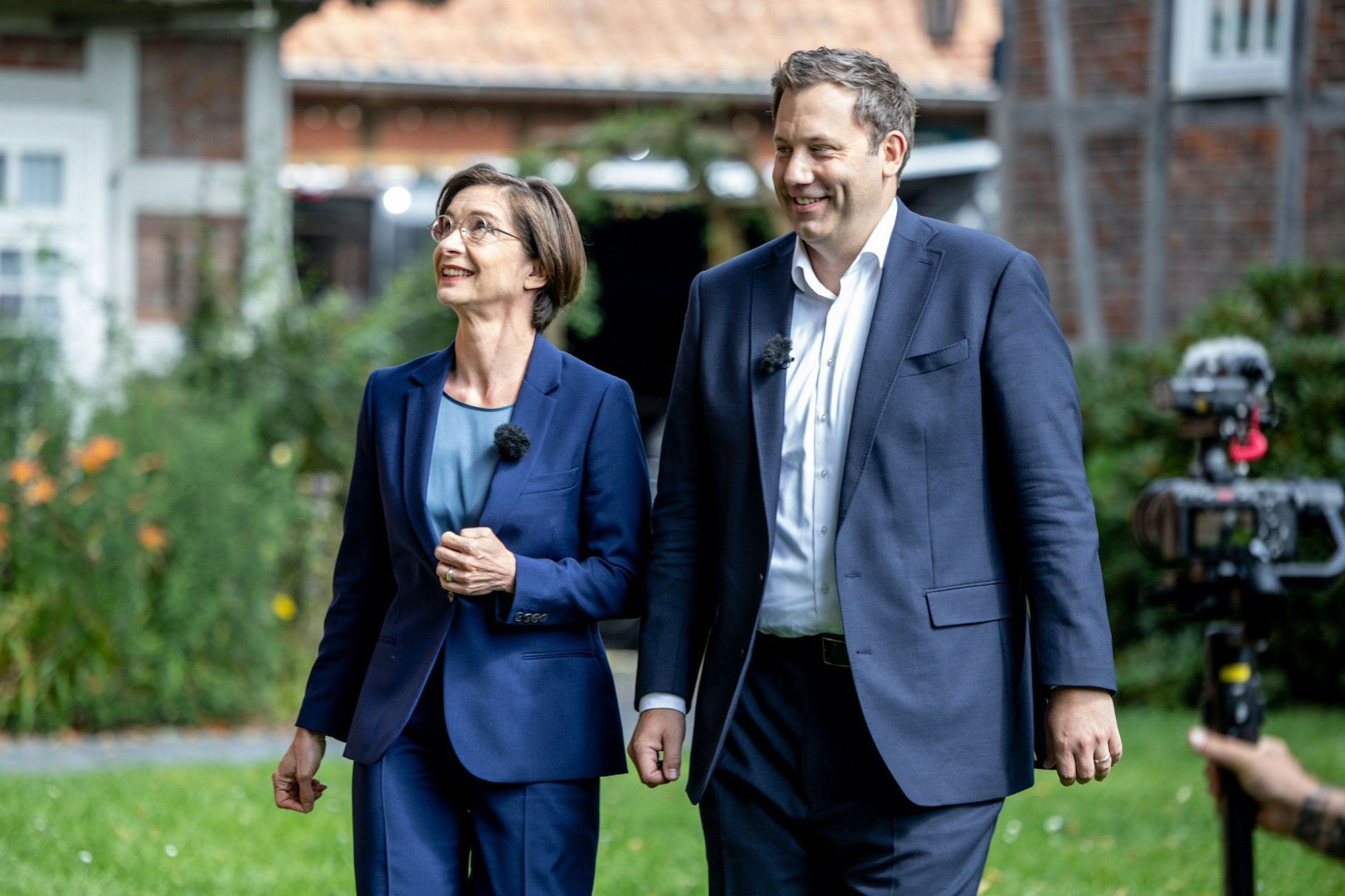 Lars Klingbeil beim ZDF-Sommerinterview mit Diana Zimmermann.