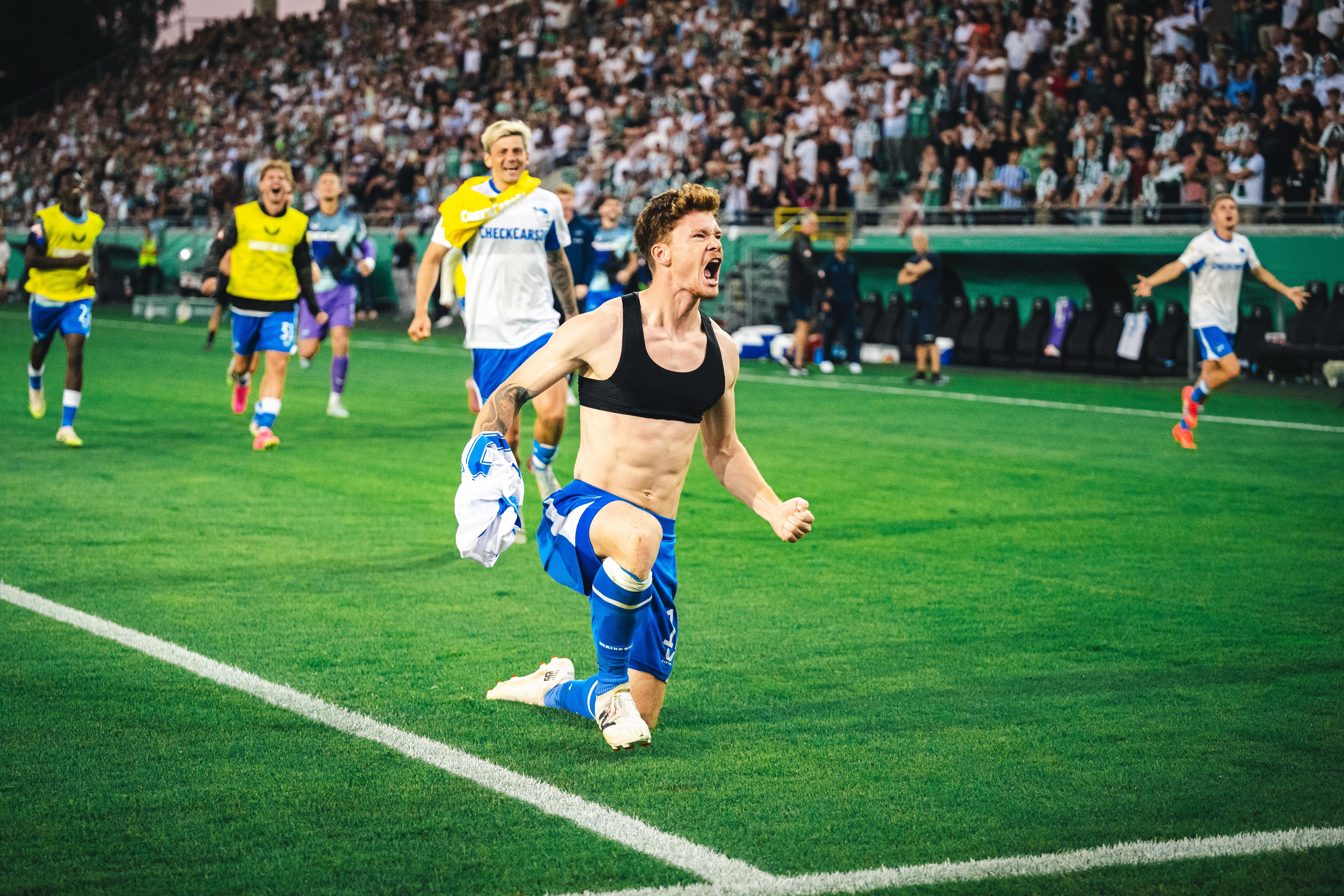 Hertha duselt sich im Pokal weiter, nur Grönning macht Hoffnung