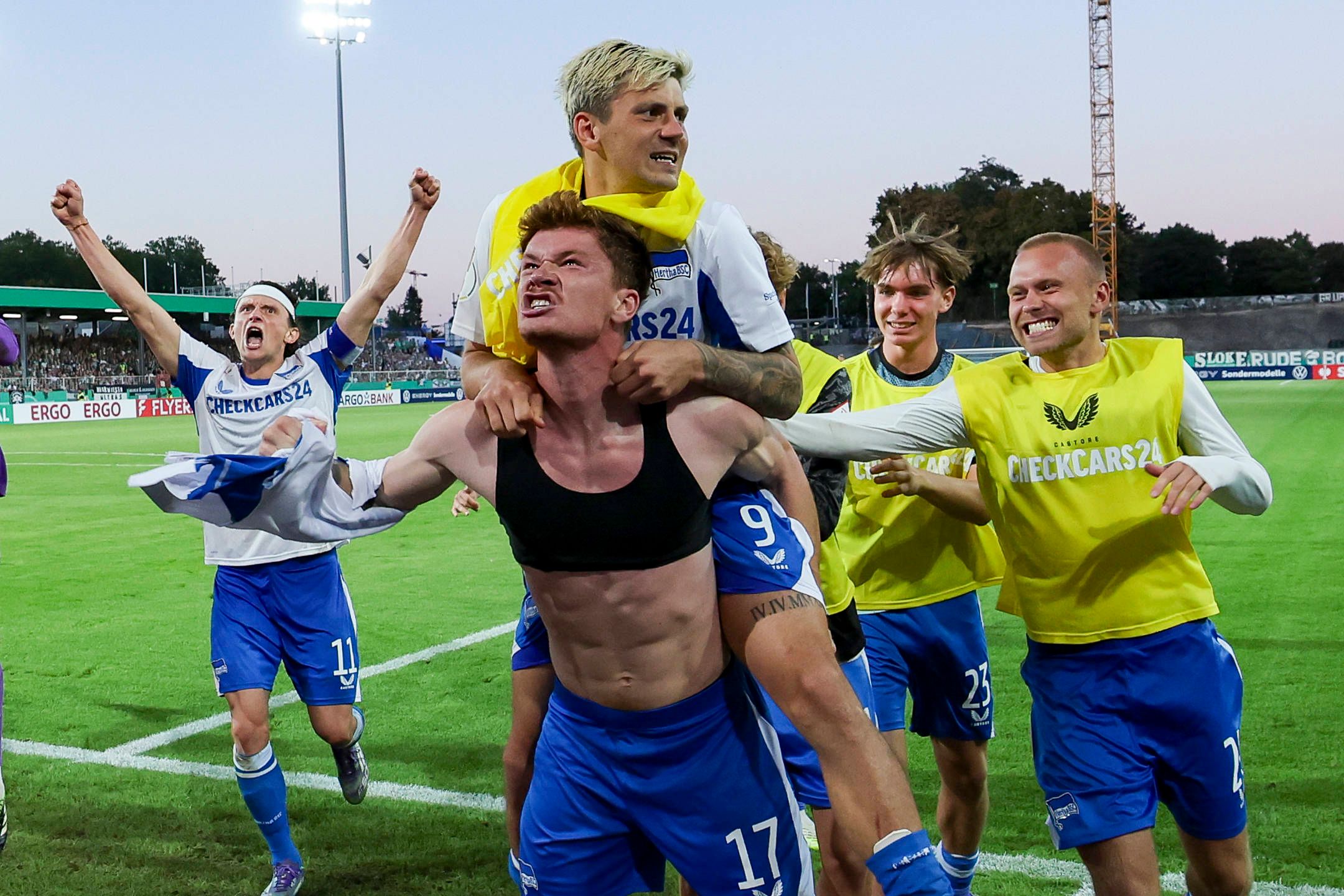 Image - Pokalheld Sebastian Grönning! Das war bei Hertha nicht ganz so geplant