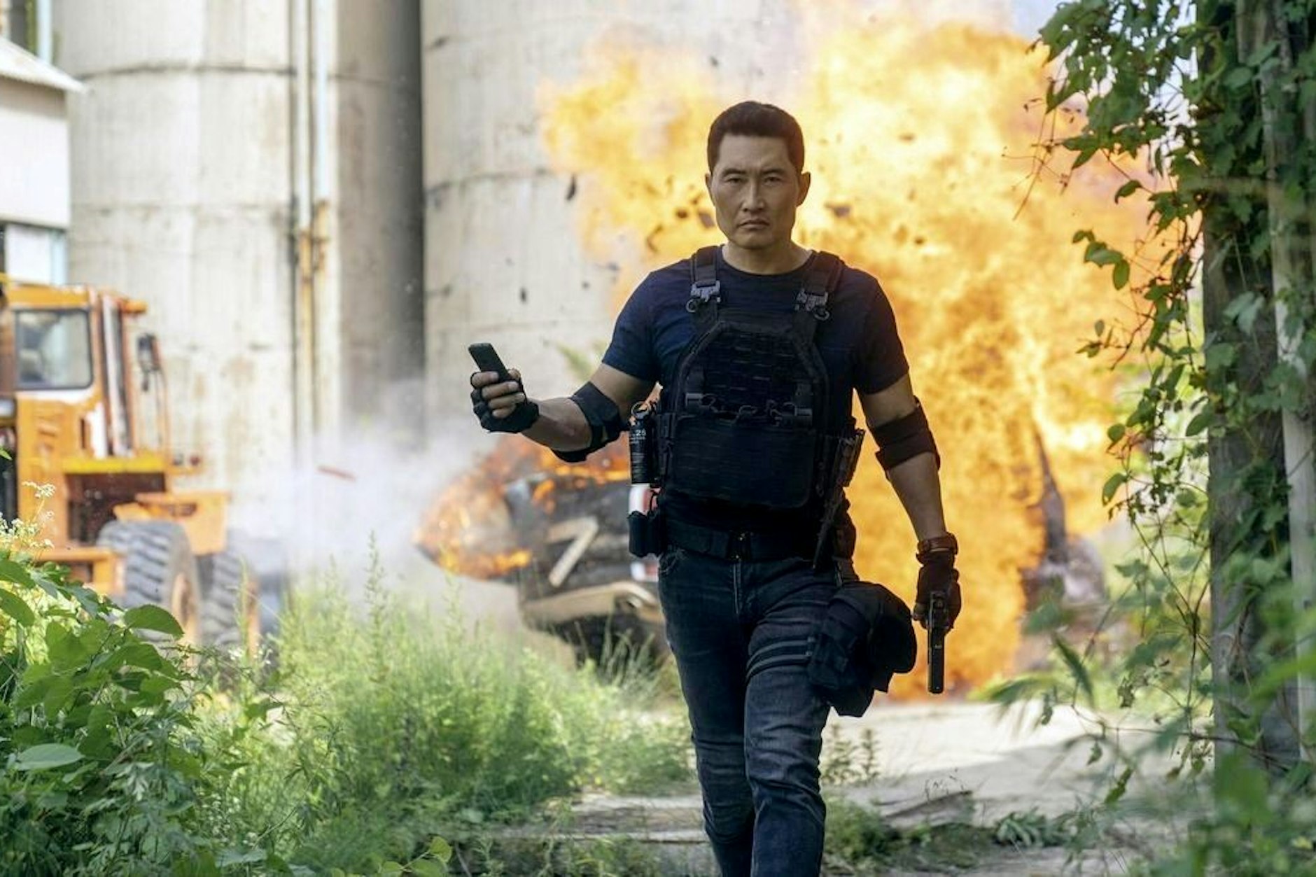 Jawline-Contouring braucht der Mann keines: Daniel Dae Kim in „Buttefly“