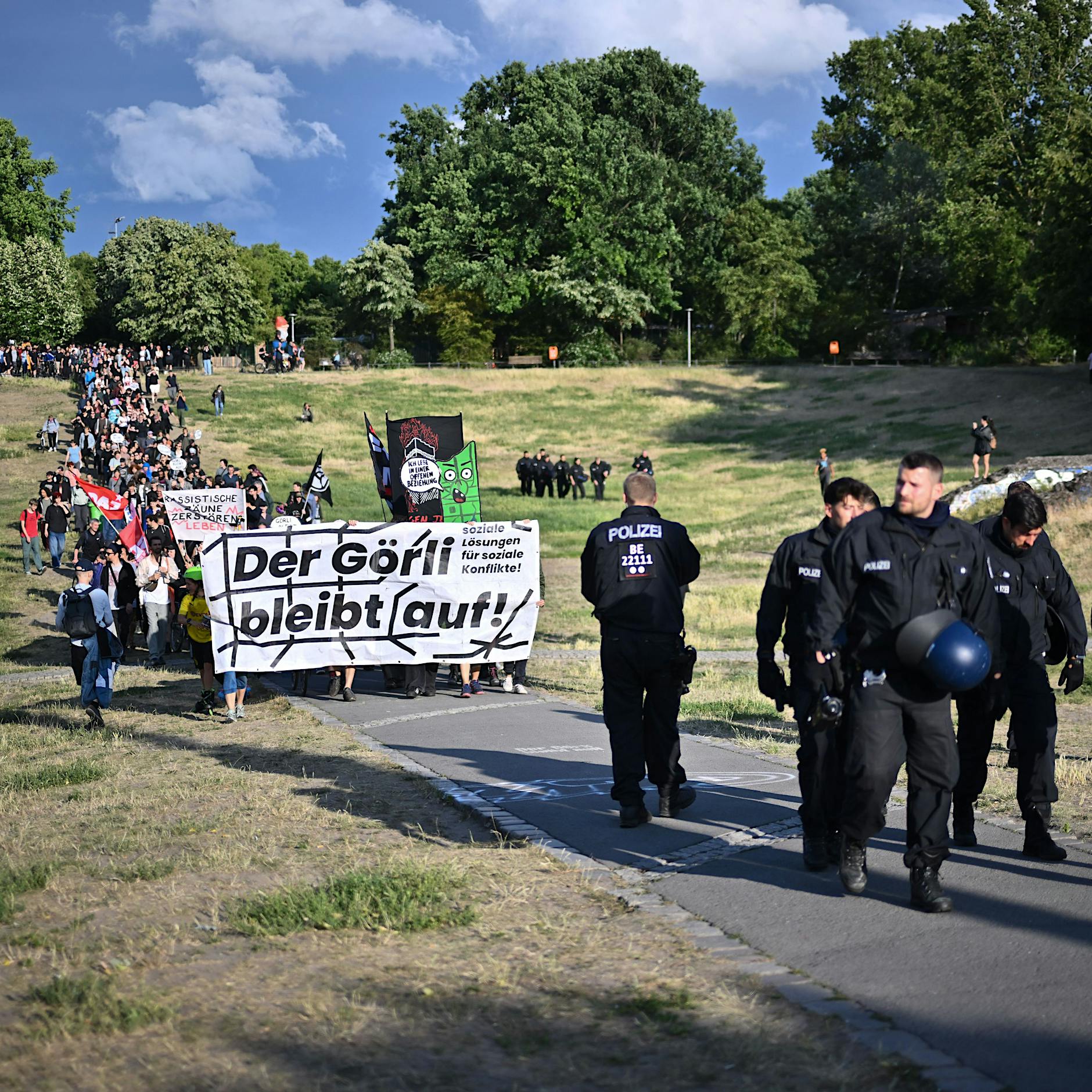 „Öl ins Feuer“: Zaun um den Görli soll finanziert werden – die sozialen Maßnahmen nicht