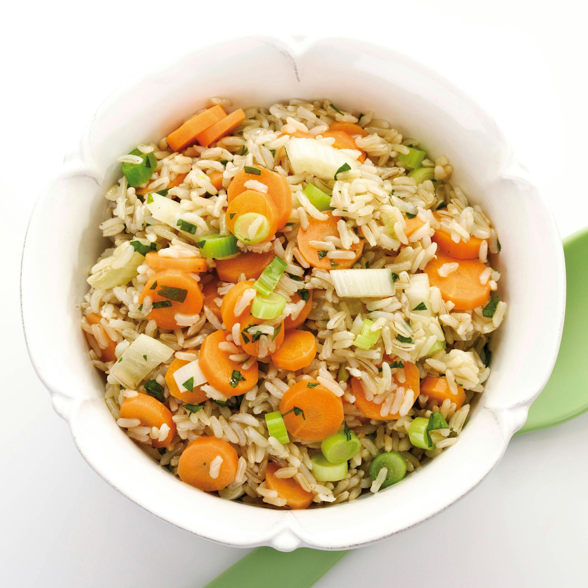 Rezept für Reissalat mit Hähnchen und Orangen-Curry-Dressing