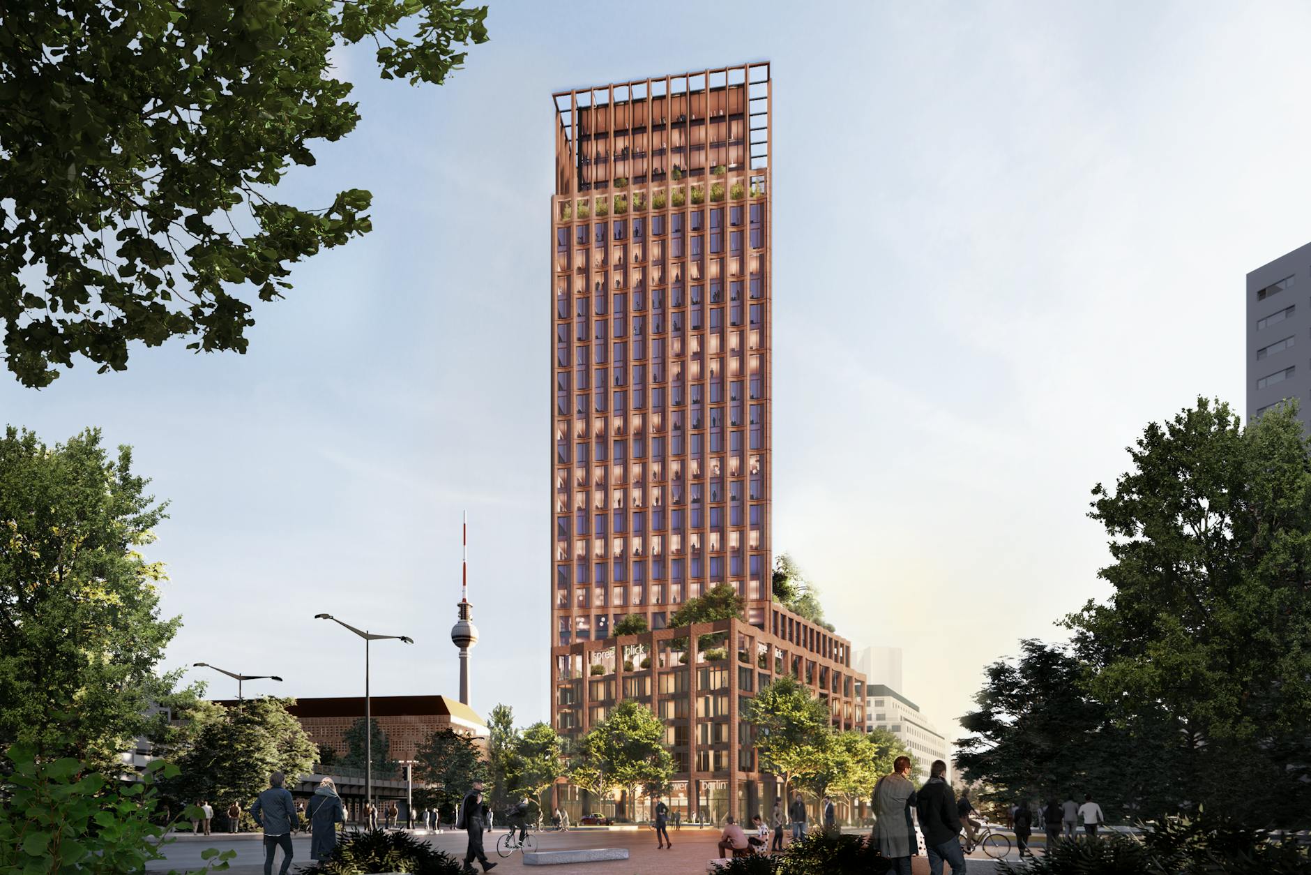 Das geplante neue Hochhaus von HB Reavis an der Jannowitzbrücke