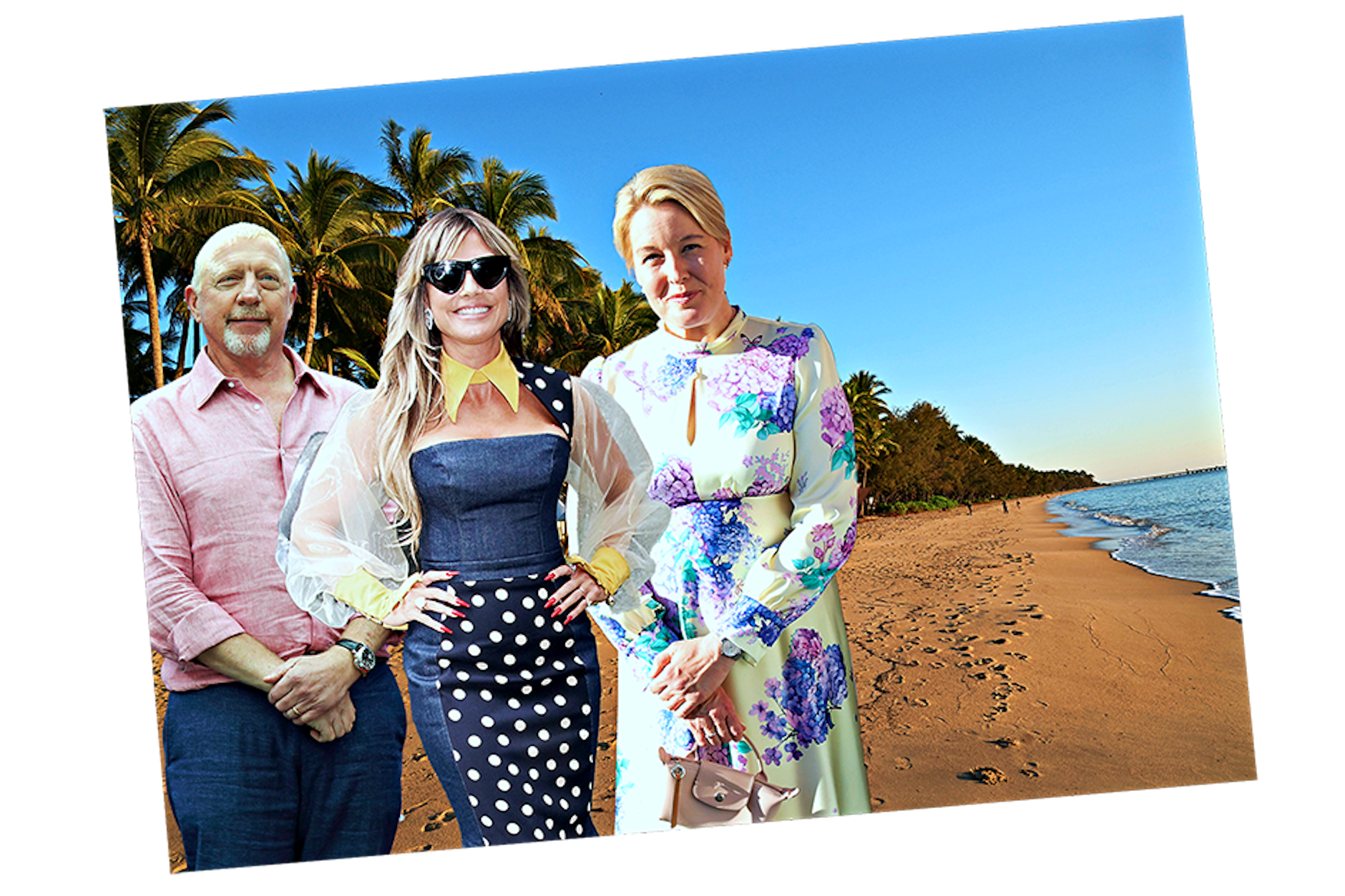 Bunter wird’s nicht: Wenn Promis Ferien machen, hat der Auslöser selten Pause.