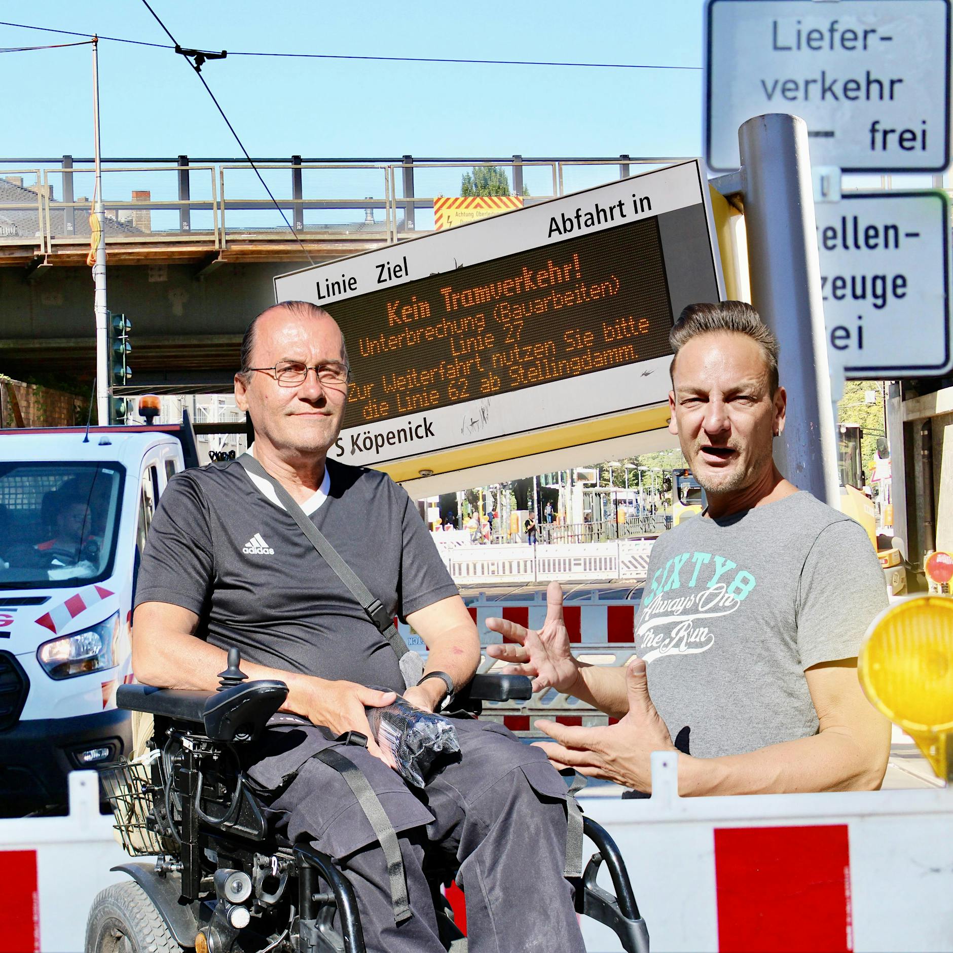 KURIER-Reportage über Vollsperrung in Köpenick: Katastrophe sagen alle