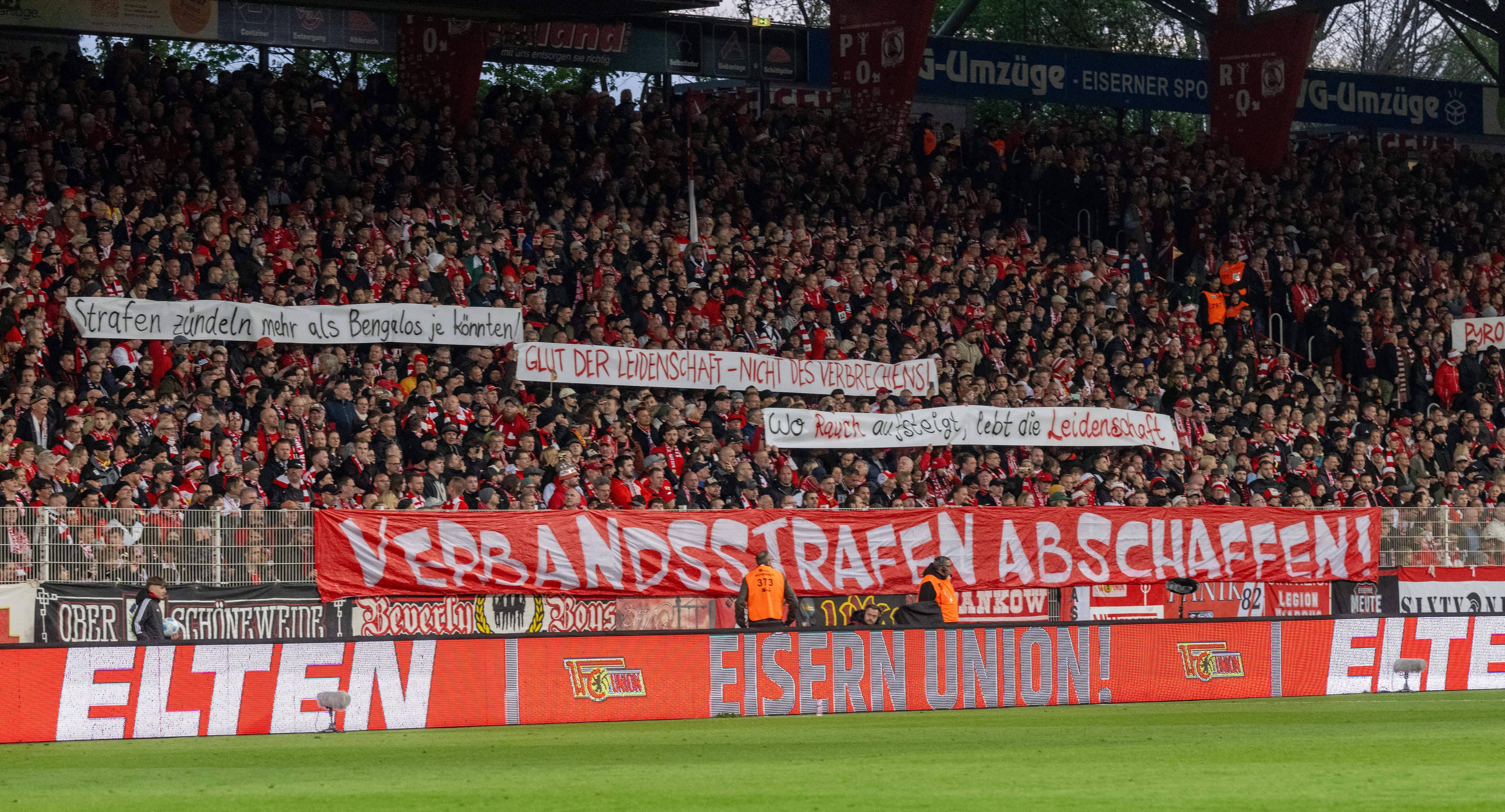 Gemeinsames Ziel: Fans vom 1. FC Union Berlin und Hertha BSC kämpfen gegen Verband