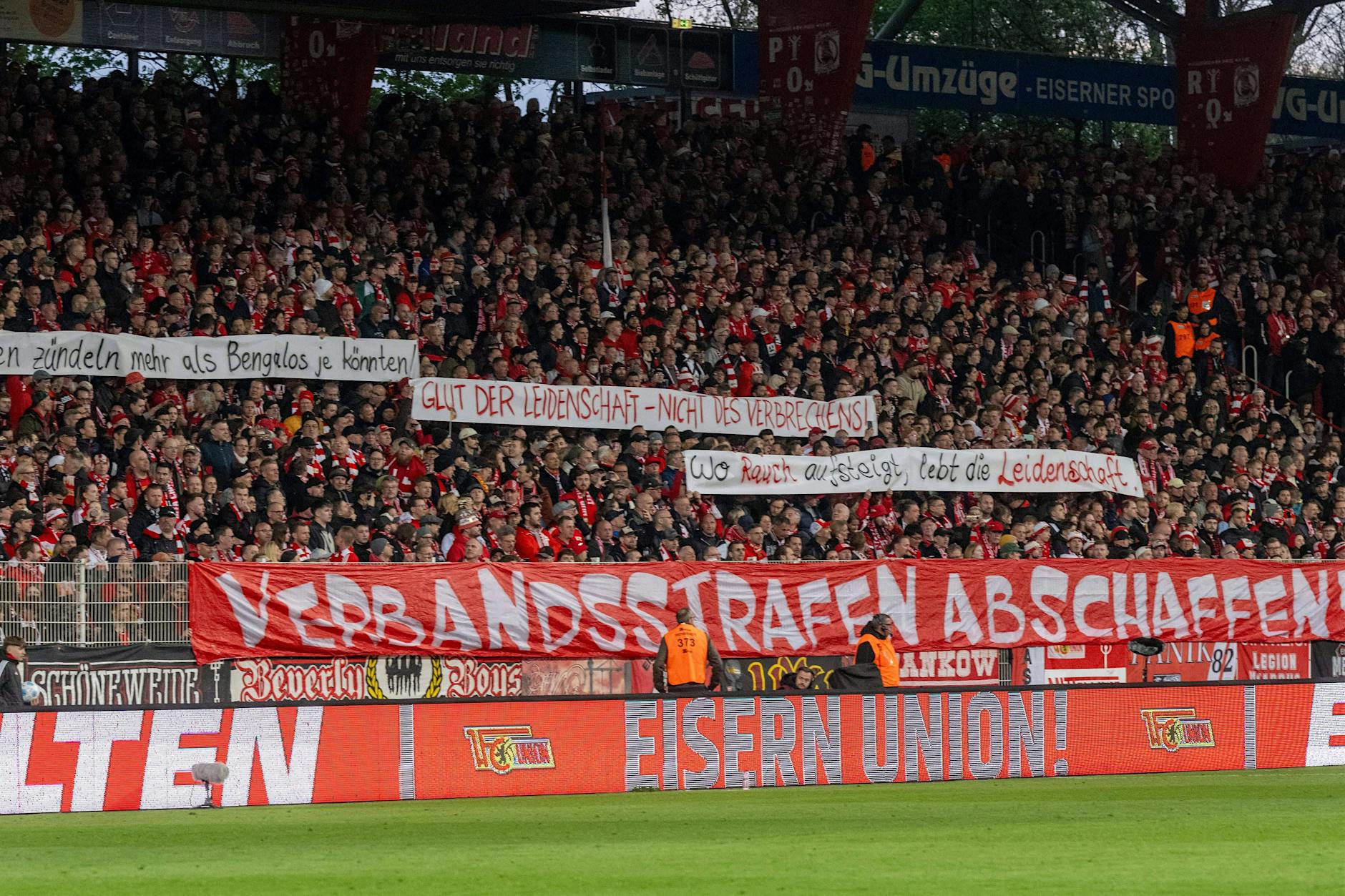 Gemeinsames Ziel: Fans vom 1. FC Union Berlin und Hertha BSC kämpfen gegen Verband