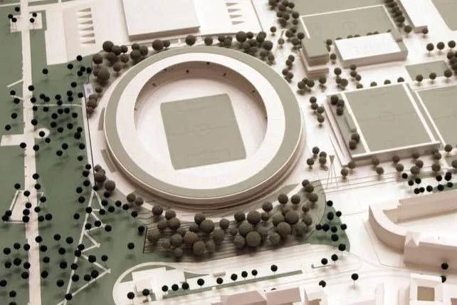 So sollte er neue Jahnsportpark aussehen. Aber jetzt wird kräftig gespart.