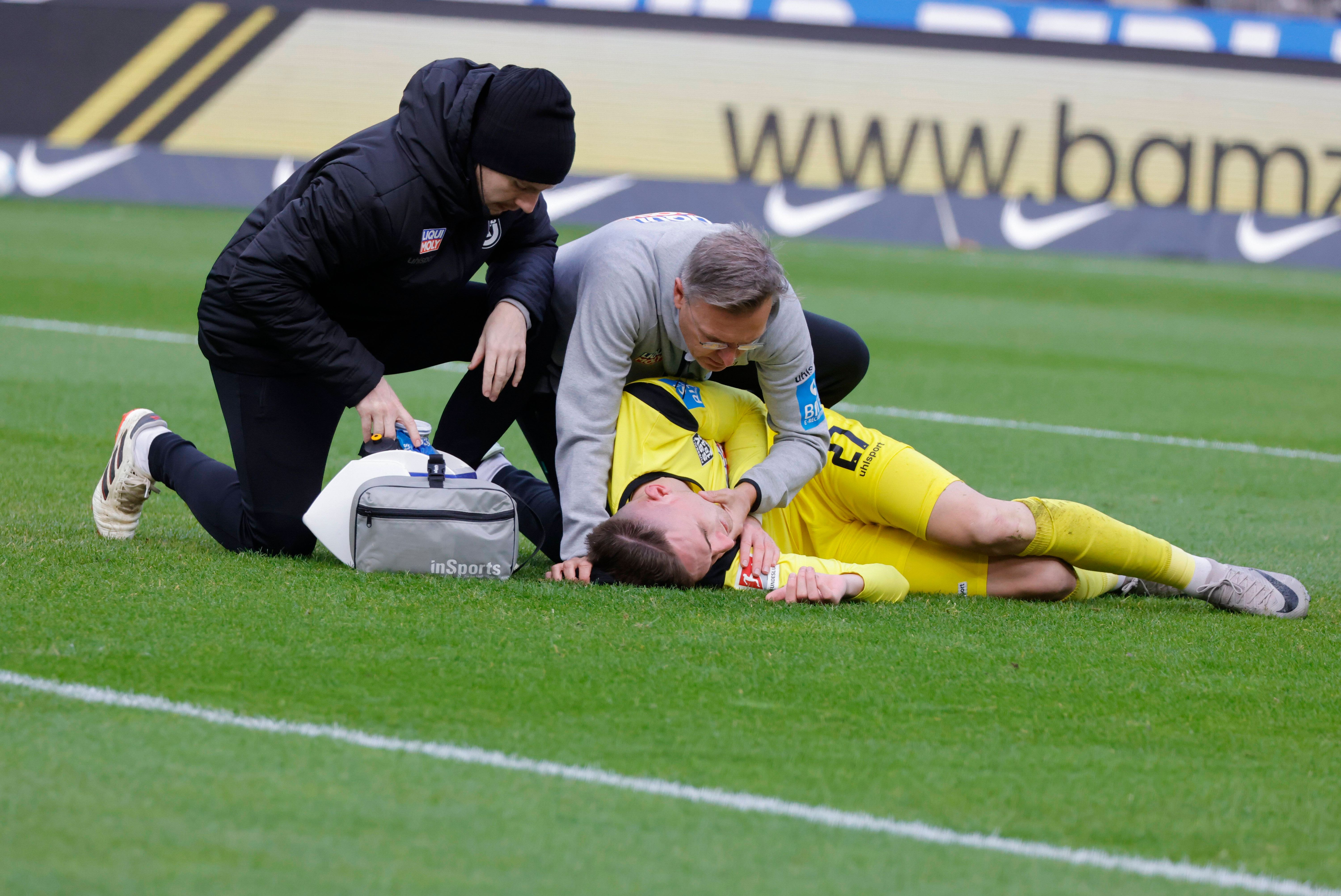 Hertha BSC holt einen Punkt in Darmstadt, aber Schock um Kolbe