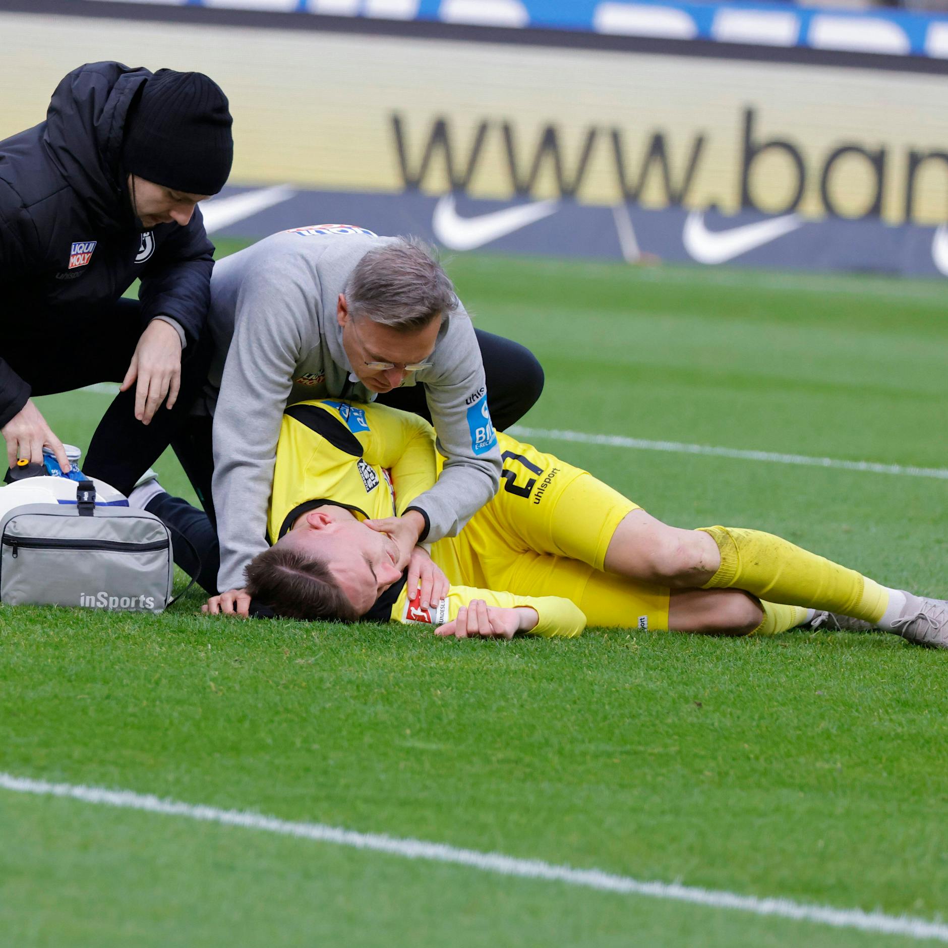 Hertha BSC holt einen Punkt in Darmstadt, aber Schock um Kolbe