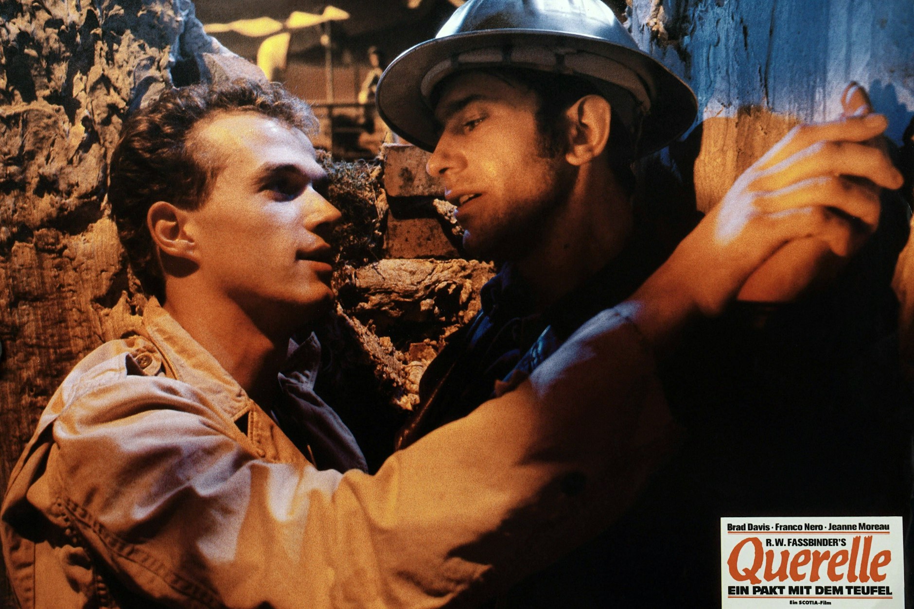 Szene aus Rainer Werner Fassbinders Film „Querelle“.