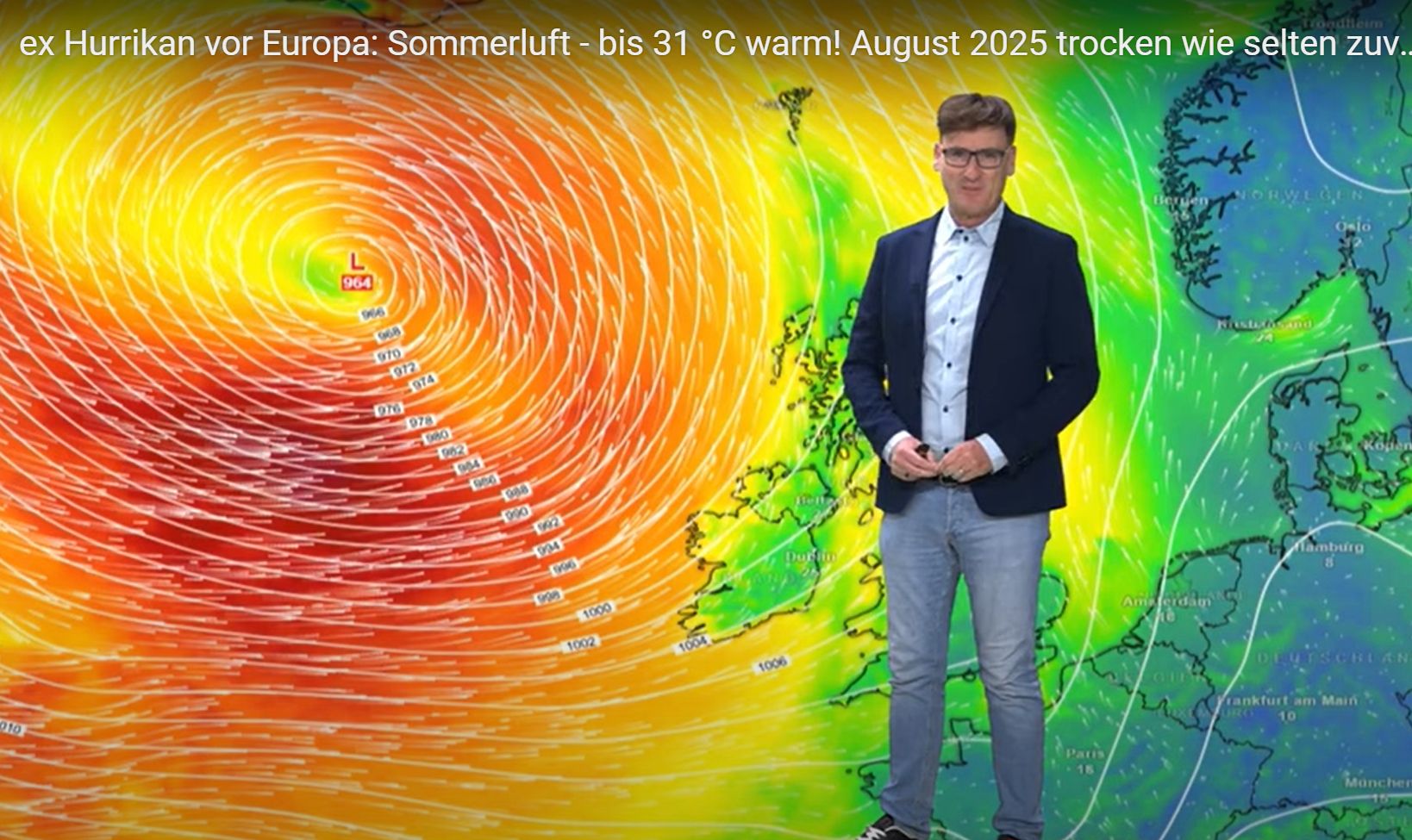 Wetter: Sommer-Endspurt dank Ex-Hurrikan Erin