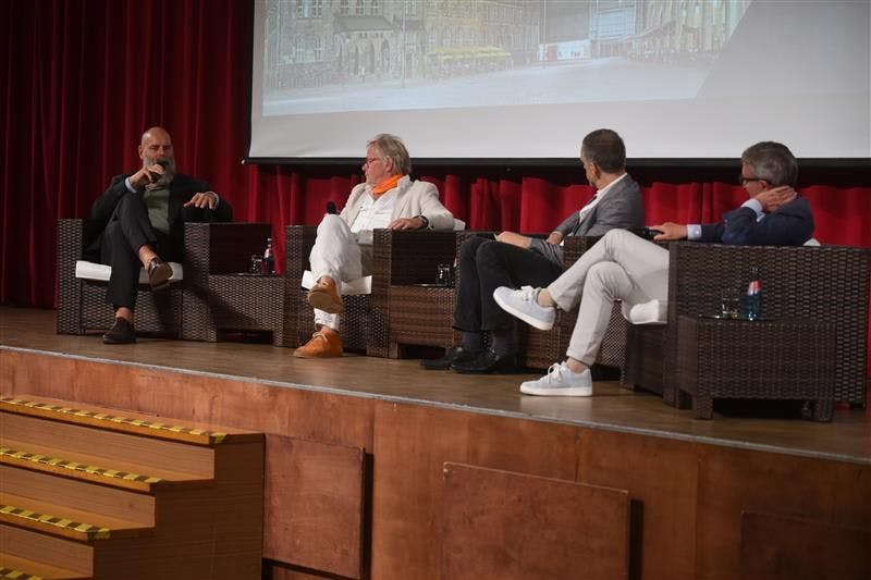 Holger Friedrich, Jan-Peter Warncke, Alexander Teske und Thomas Geisel