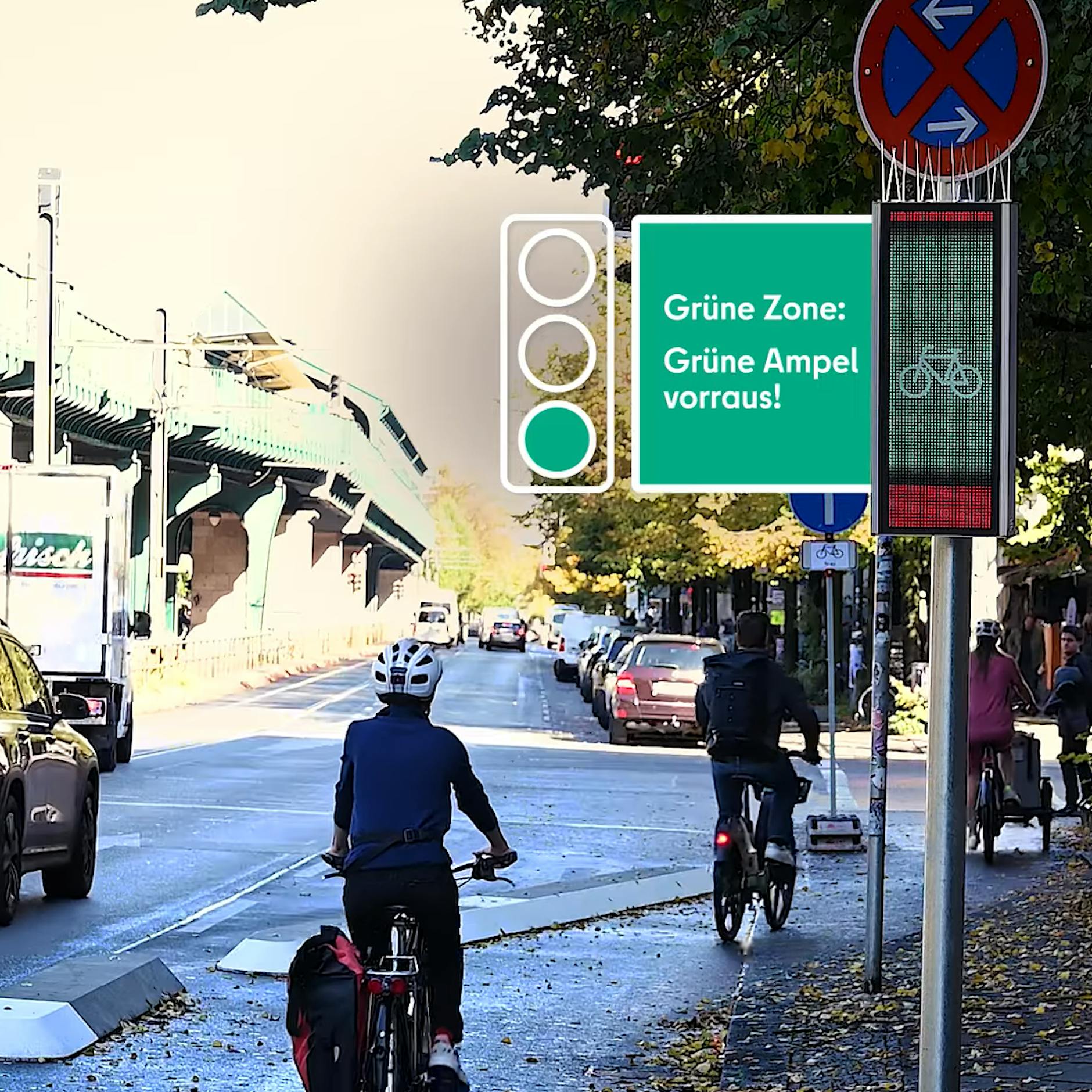 Jetzt kommt die Grüne-Welle-Ampel für Radfahrer: So funktioniert sie