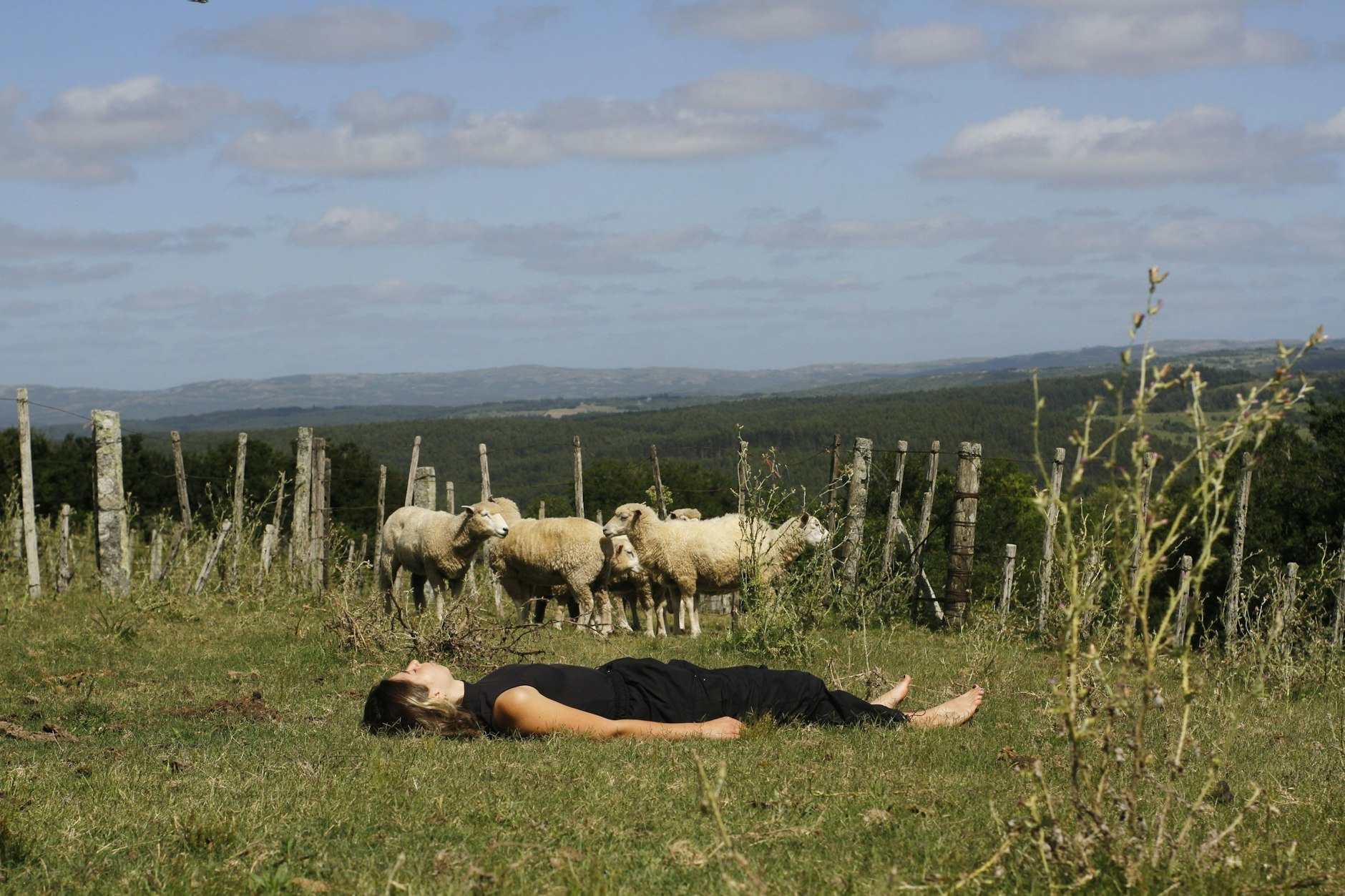 Daniela Medina Poch: „Rapport, Horizontal Encounters“, 2023, Videoperformance, Still.