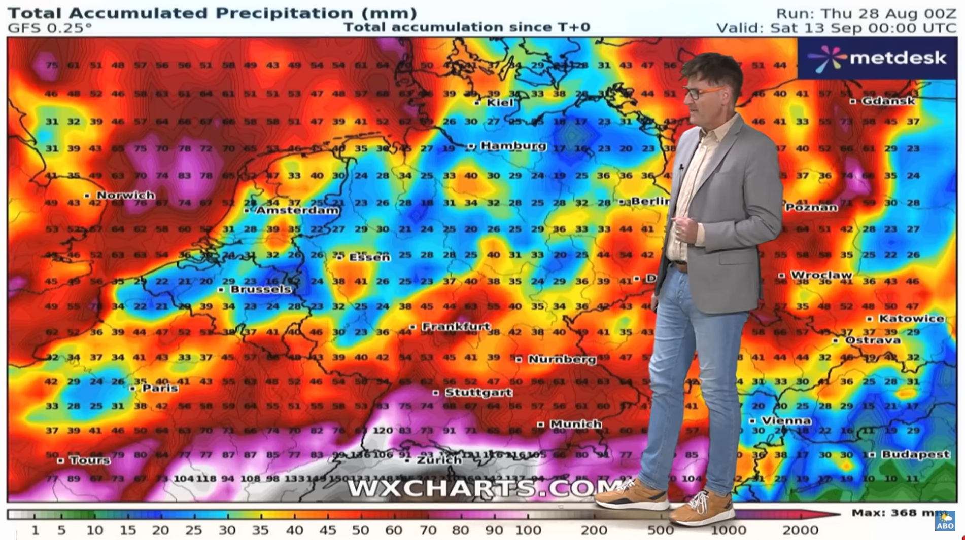 Nichts mit schönen Spätsommer: Bis Mitte September bleibt es nass