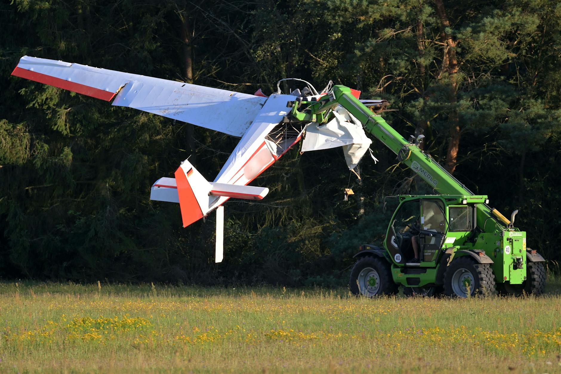 Kleinflugzeug in Brandenburg abgestürzt: zwei Tote!