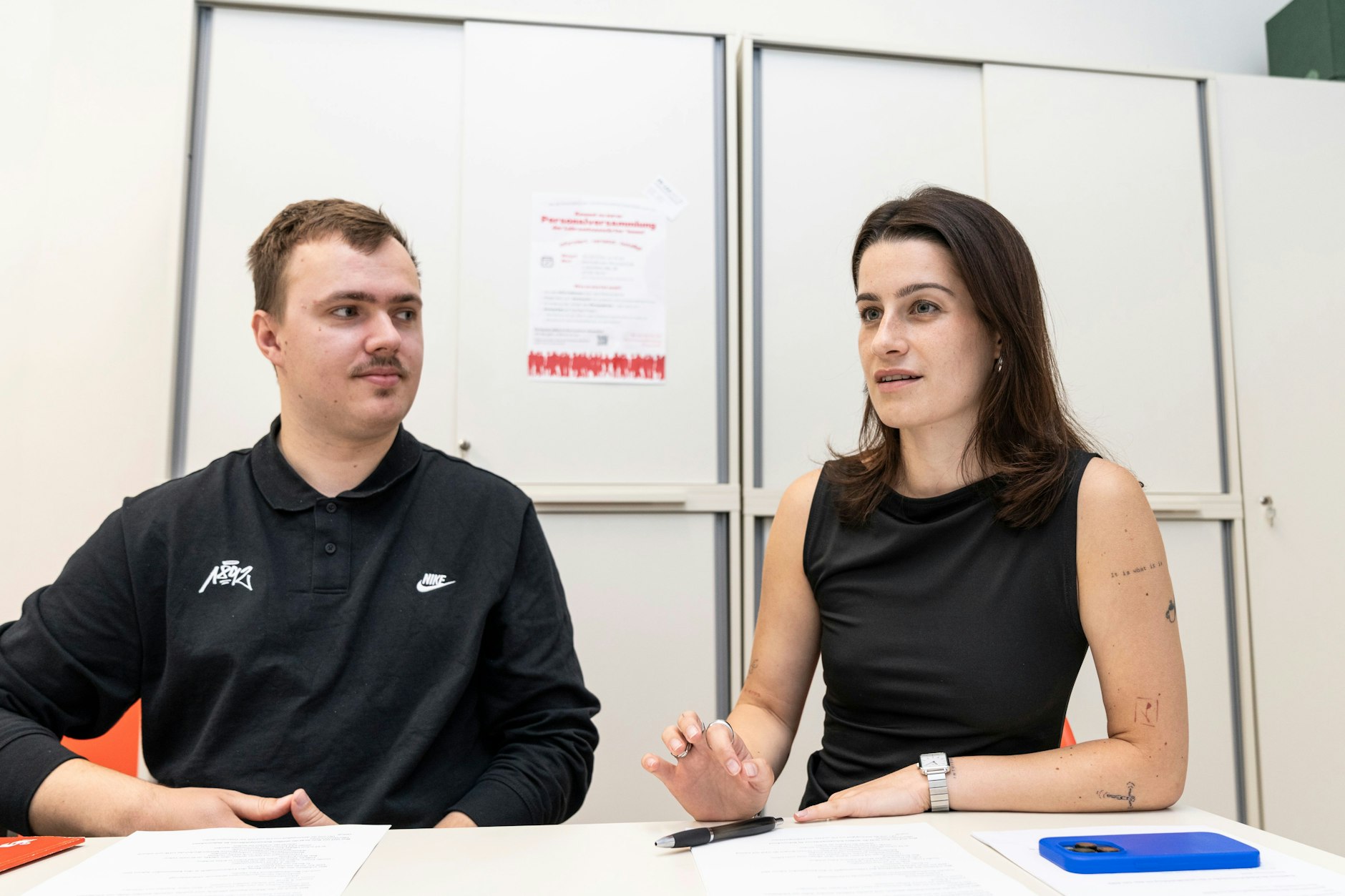 Aga Markiewicz und Yannic Lüdtke sind selbst noch in der Lehrerausbildung und vertreten als Personalräte die Interessen der Berliner Referendare.