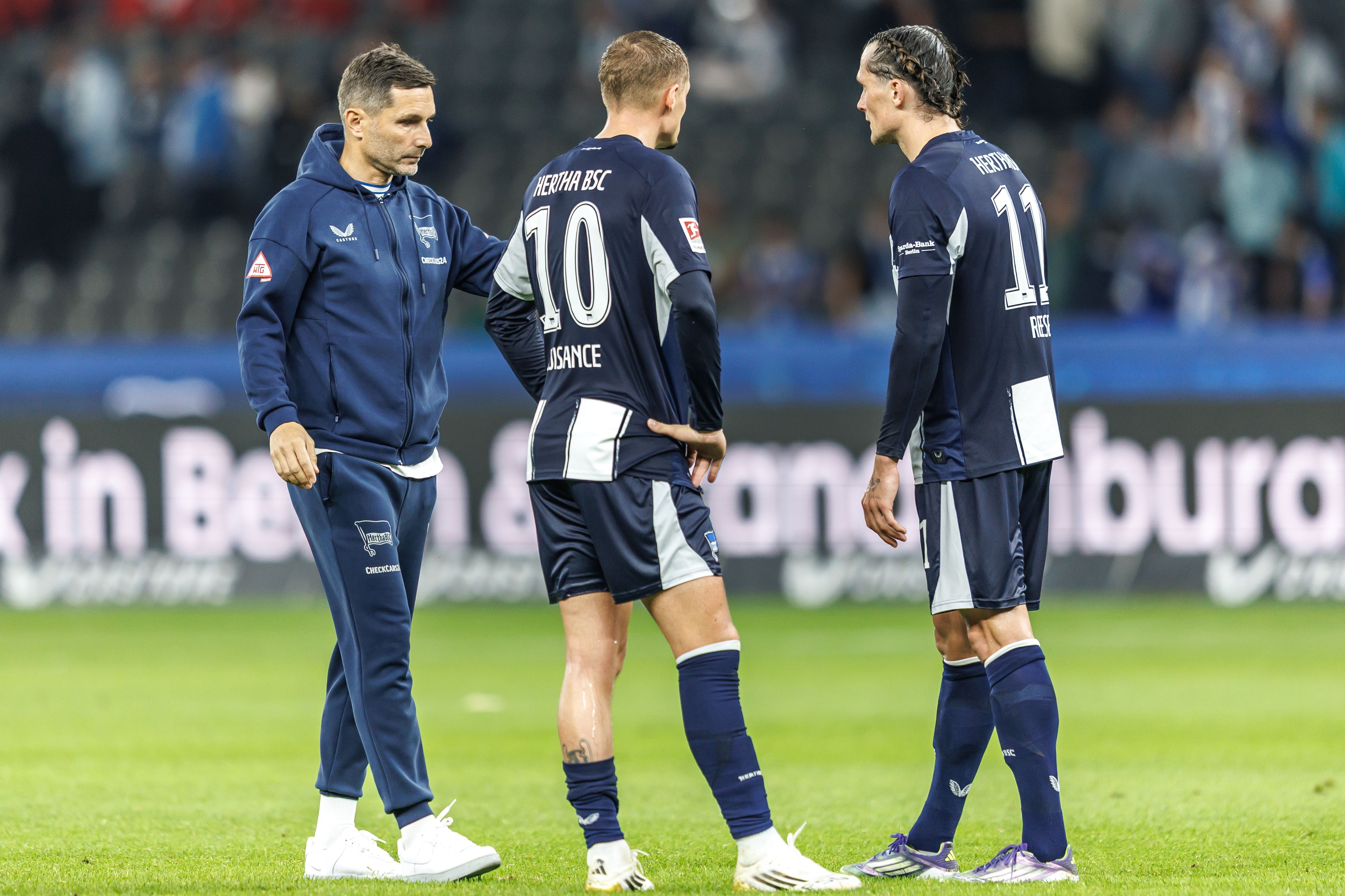 Krisen-Modus: Trainer Stefan Leitl ist bei Hertha BSC die ärmste Sau