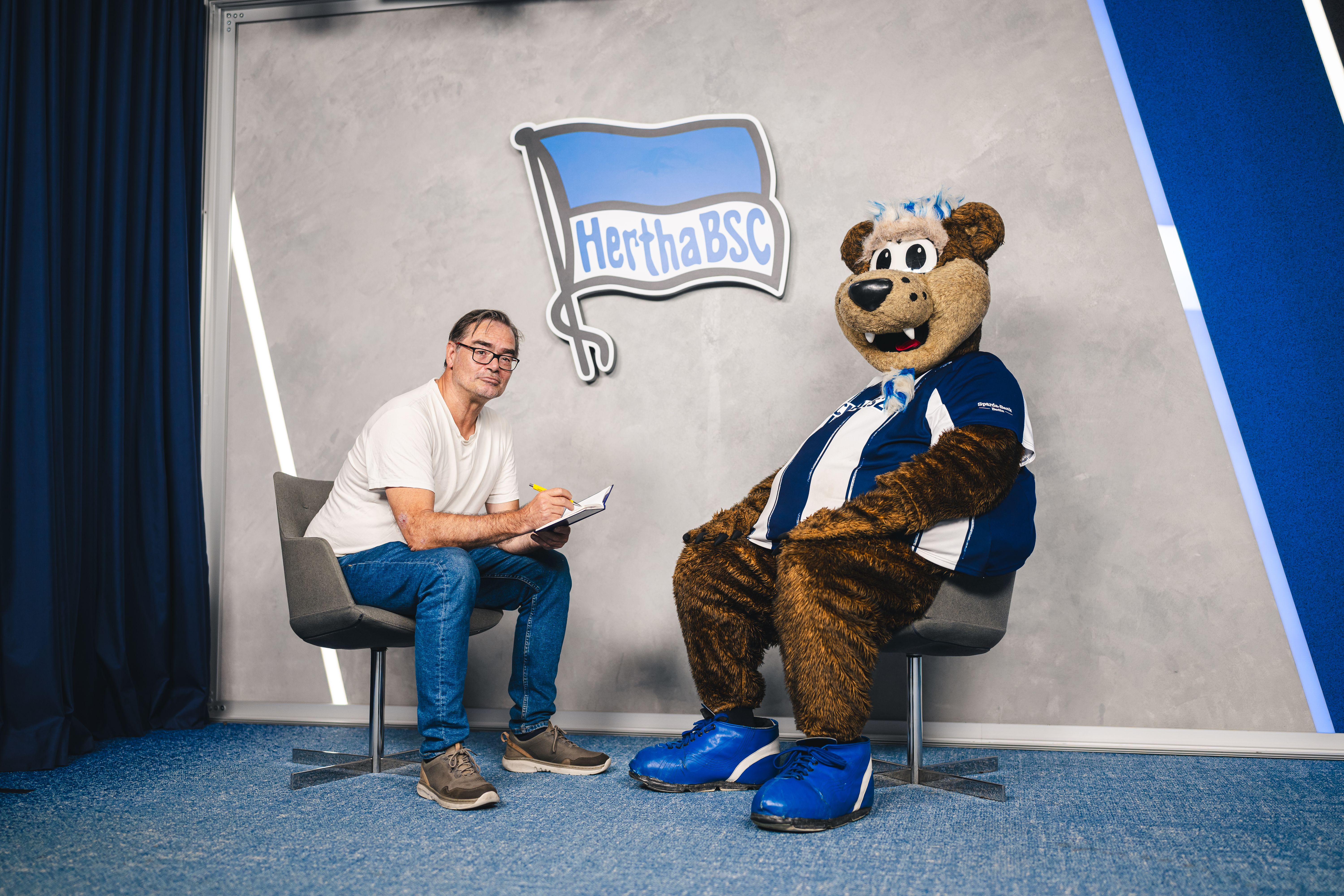 Ohne Worte! Herthinho gibt nach 26 Jahren sein erstes Interview