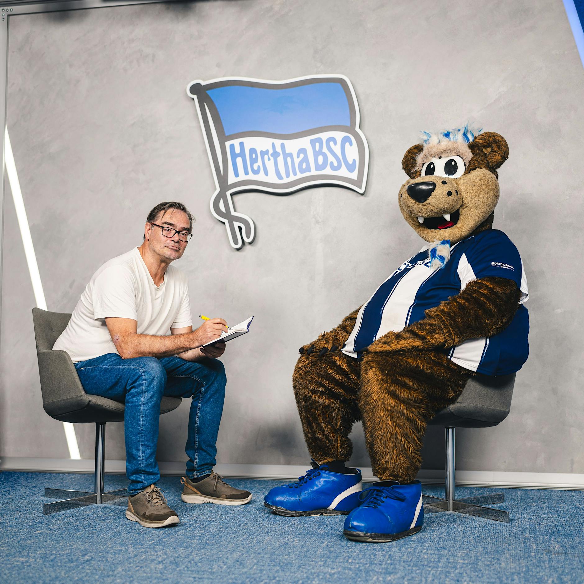 Ohne Worte! Herthinho gibt nach 26 Jahren sein erstes Interview