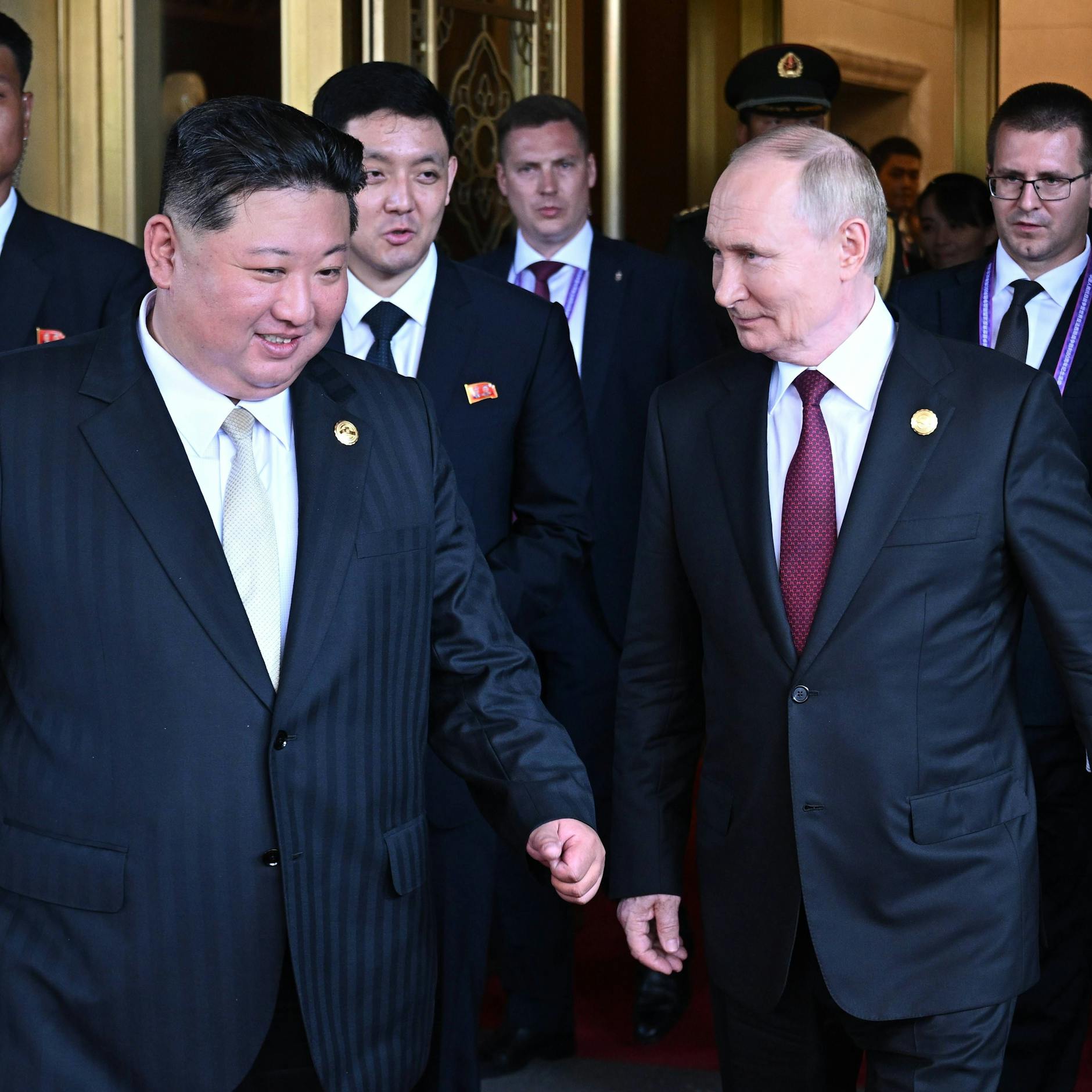 Image - Kim Jong-un sichert Putin und Russland unbegrenzte Unterstützung zu