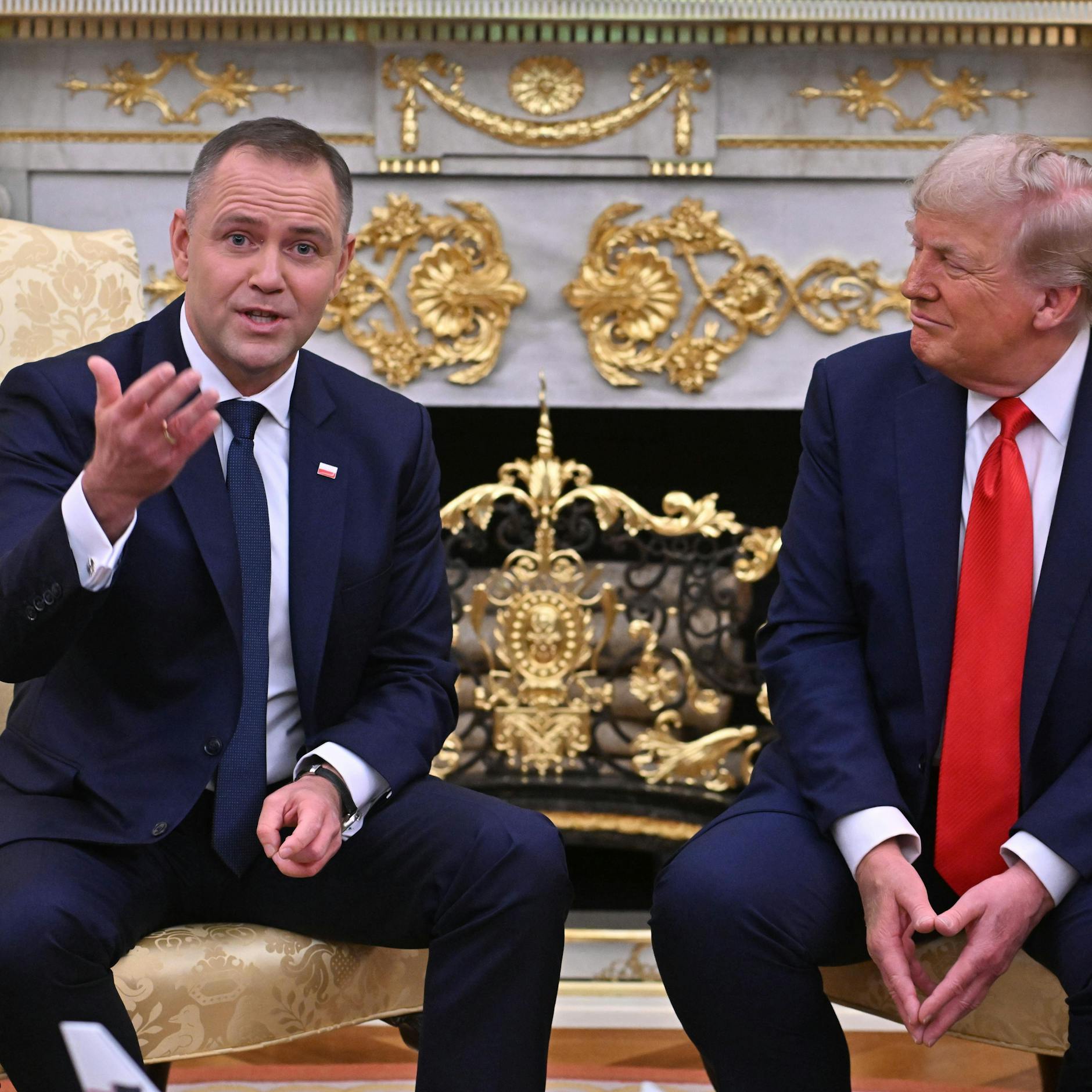 Image - Polens Präsident Karol Nawrocki trifft Donald Trump: Deutschland muss sich warm anziehen