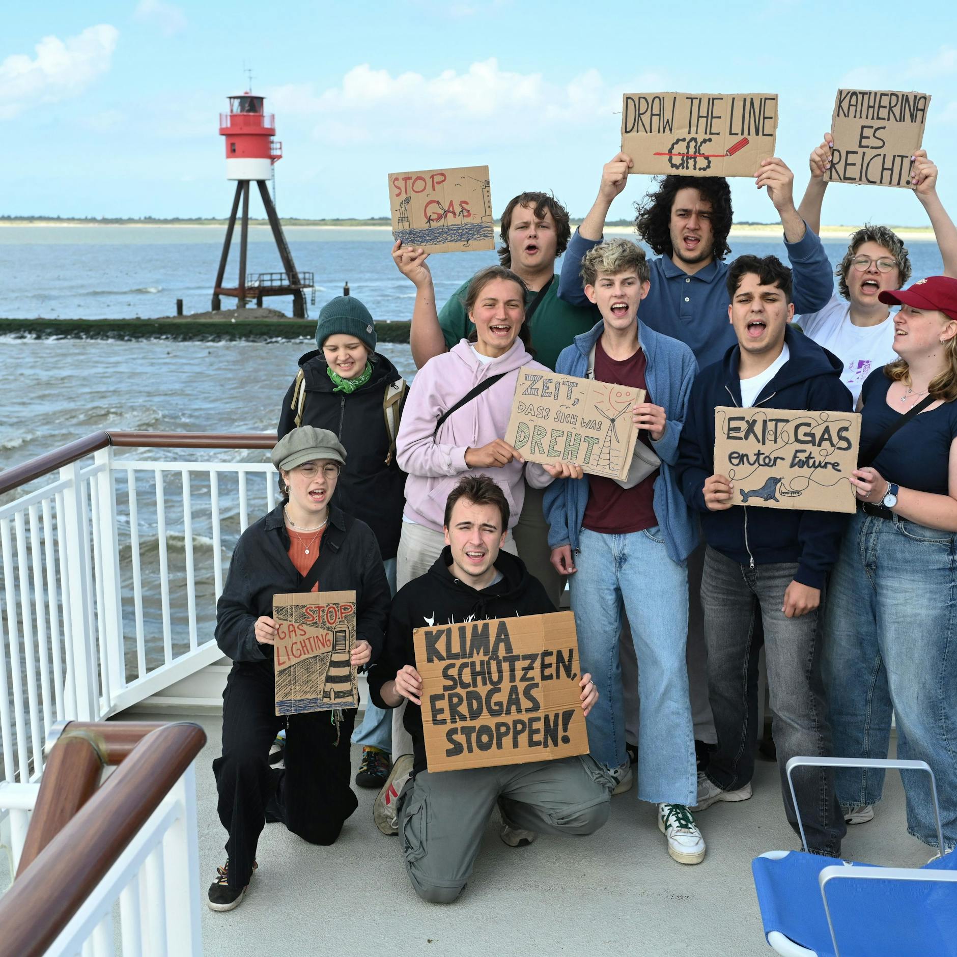 Image - Gasförderung bei Borkum: Klimaaktivisten starten mehrtägigen Protest