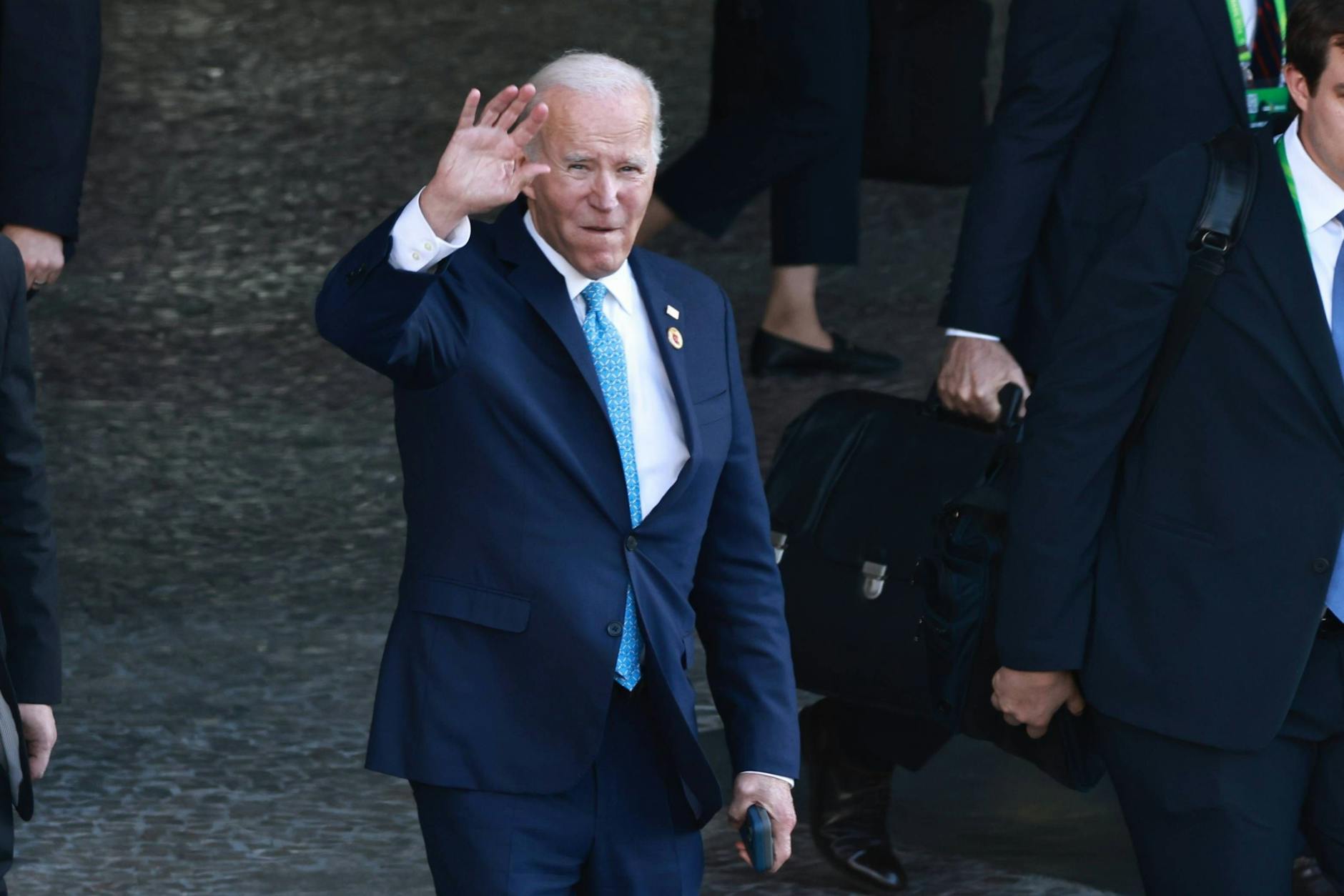 Einer seiner letzten großen Auftritte: Joe Biden im November 2024 während des G20-Treffens in Rio de Janeiro.