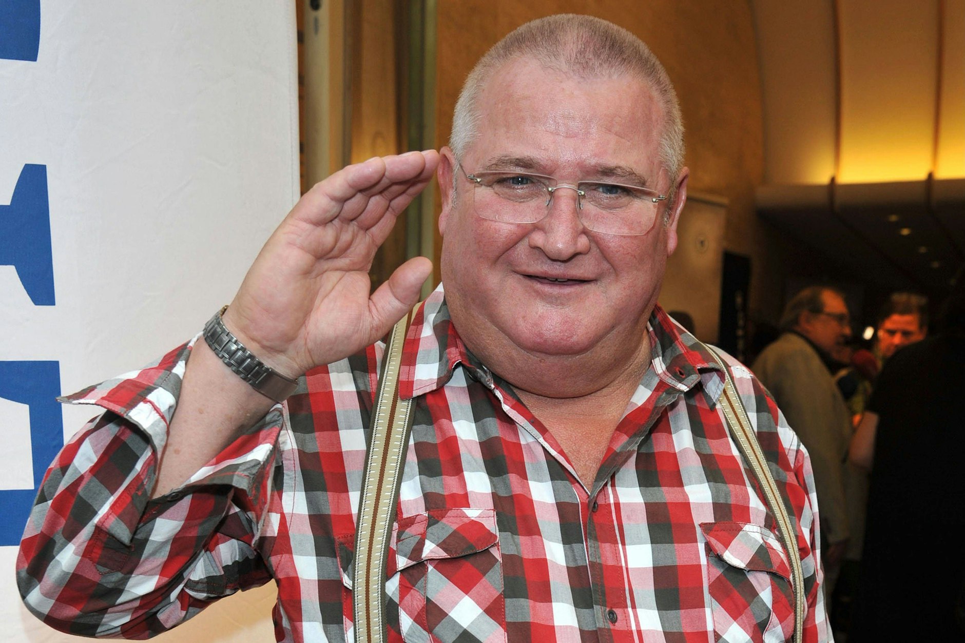 Tschüss, Horst! Horst Krause war ein Schausspieler mit Bodenhaftung. In der Öffentlichkeit, wie hier&nbsp; bei einer ARD-Veranstaltung (2011), zeigte er sich sehr volksnah. Am 5. September starb Krause in einem Seniorenheim in Brandenburg.