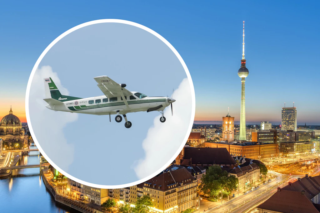 Hilfe, was knattert da? Cessna 208 hält diese Woche die Berliner wach