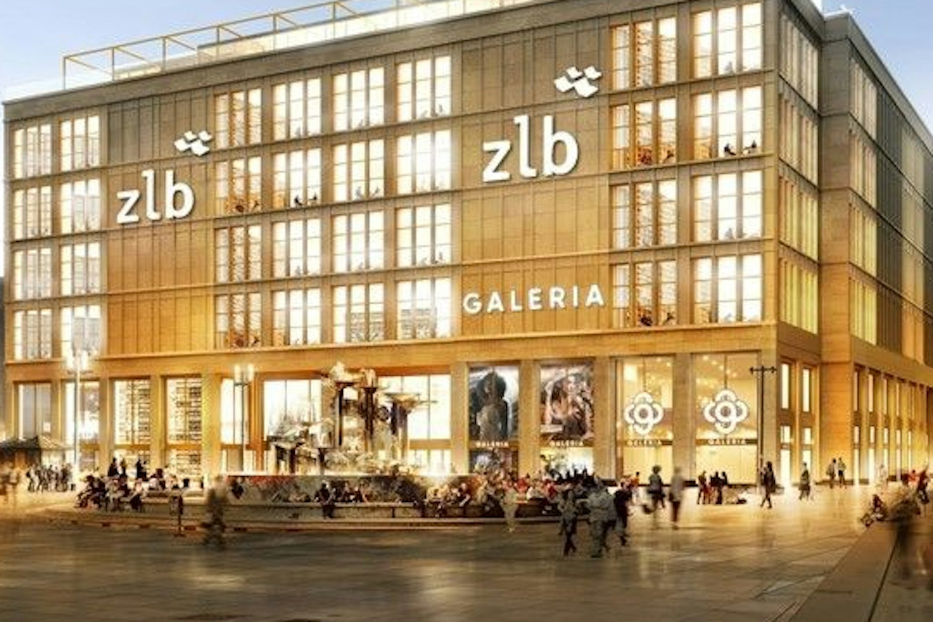 Das Kaufhaus am Alexanderplatz: So stellt sich der Hauseigentümer die Bibliothekslösung mit der Galeria vor.
