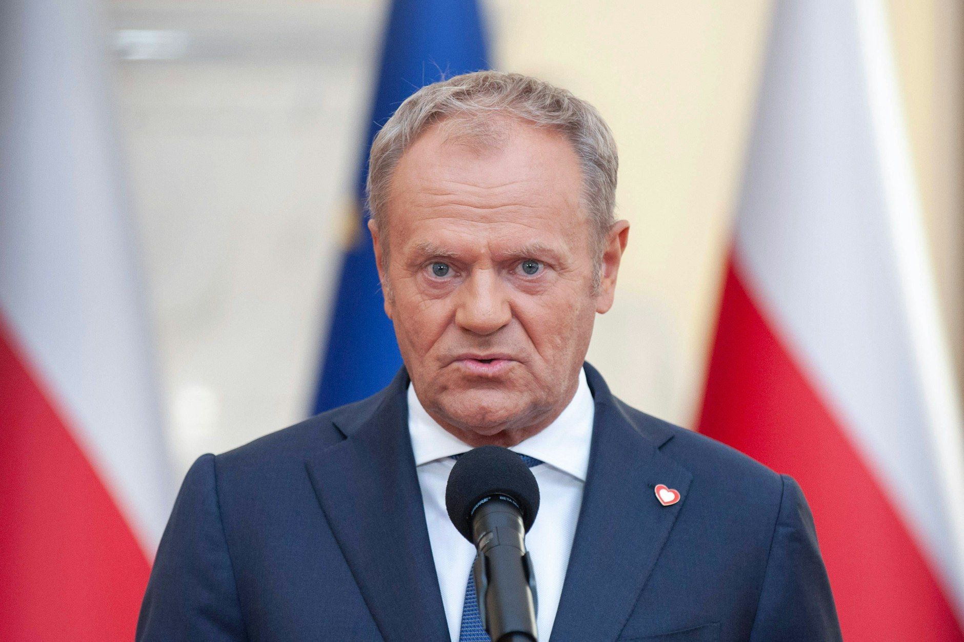 Polens Premierminister Donald Tusk will die Grenze zu Belarus schließen.