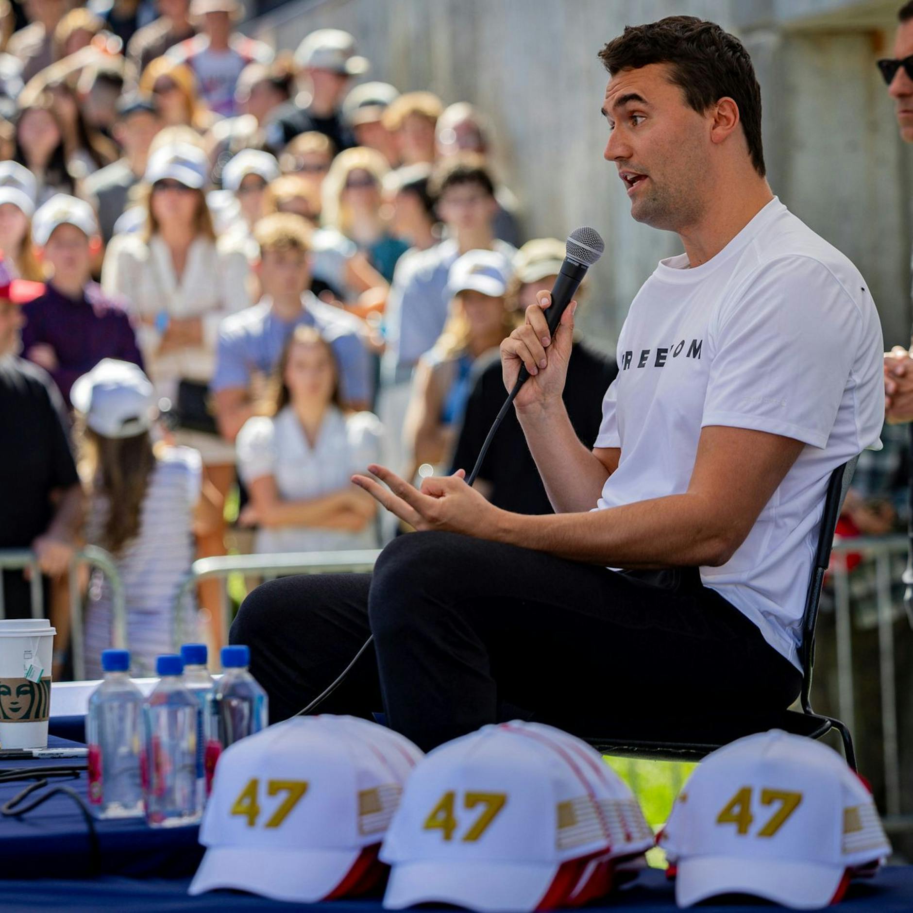 Image - Trump-Verbündeter Charlie Kirk erschossen: US-Präsident macht „radikale Linke“ mitverantwortlich