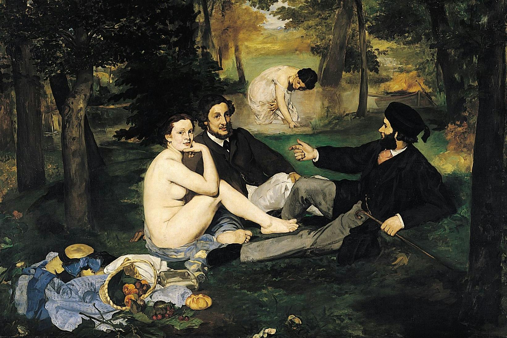 Weltberühmter Ausflug ins Grüne: „Le Déjeuner sur l’herbe“ von Édouard Manet aus dem Jahr 1863