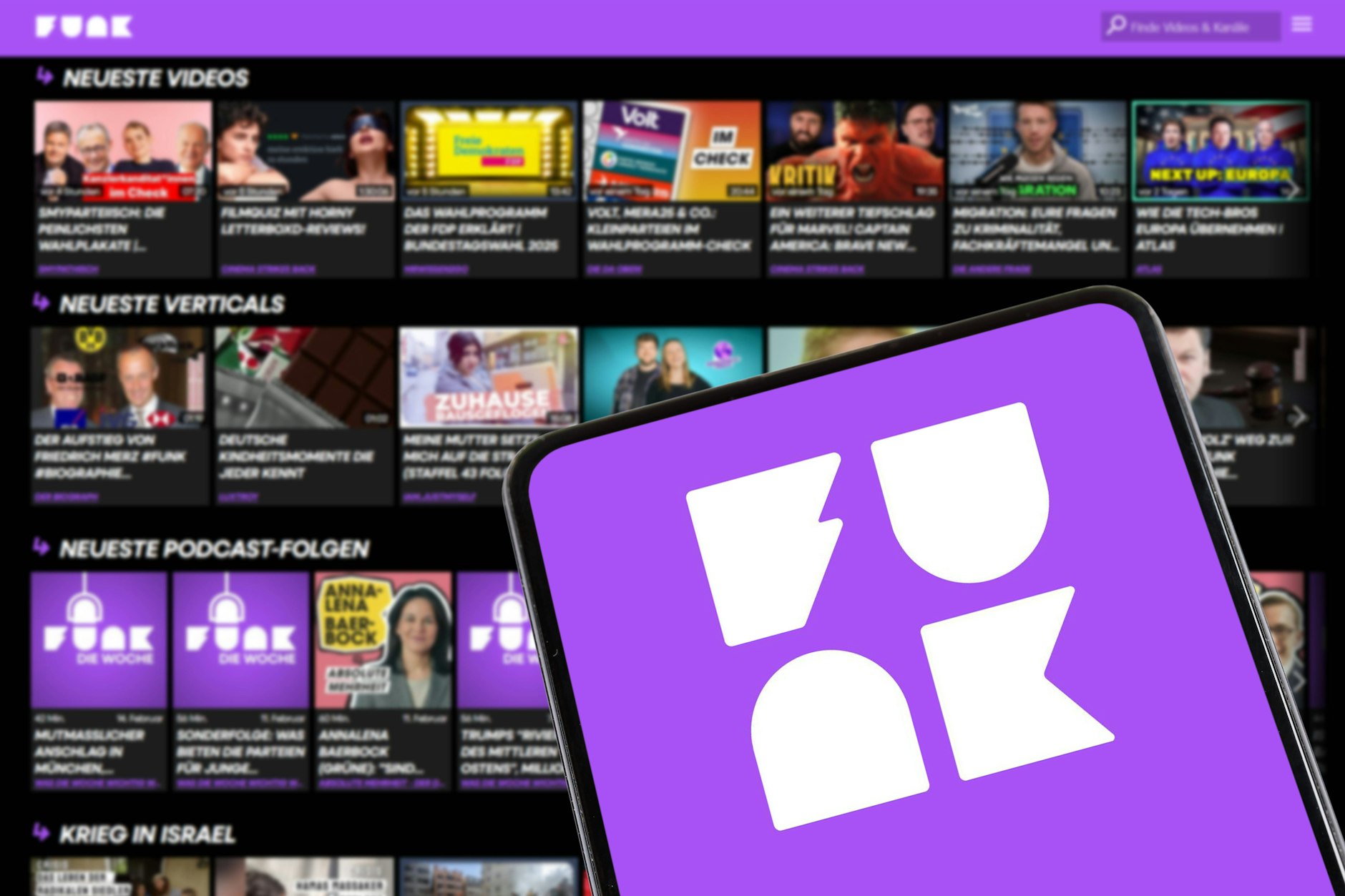 Über 70 verschiedene Formate: Funk ist das Jugendangebot der Öffentlich-Rechtlichen.