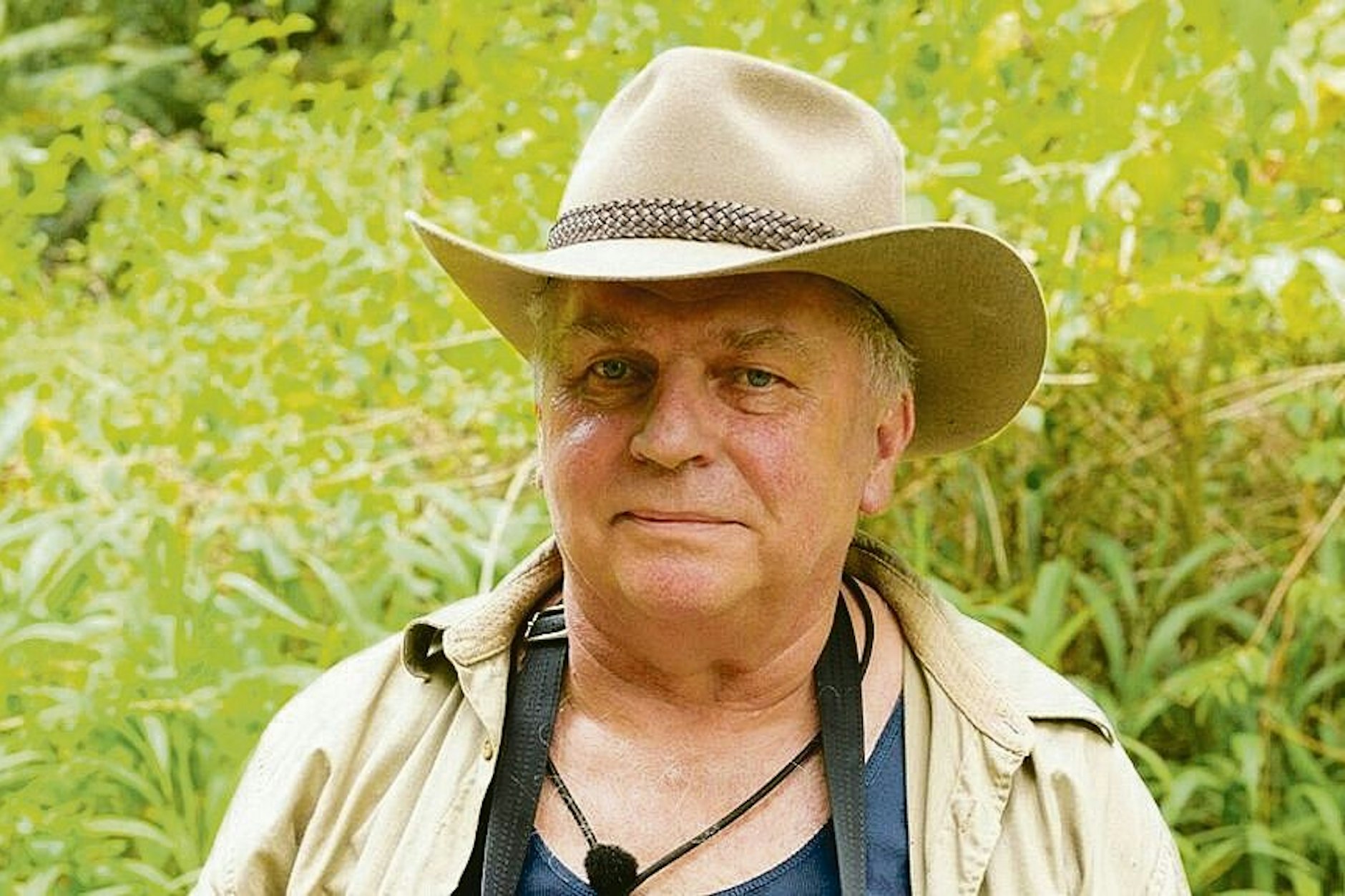 Günther Krause beim Einzug in das RTL-Dschungelcamp. Er musste aber schnell wieder ausziehen – aus gesundheitlichen Gründen.