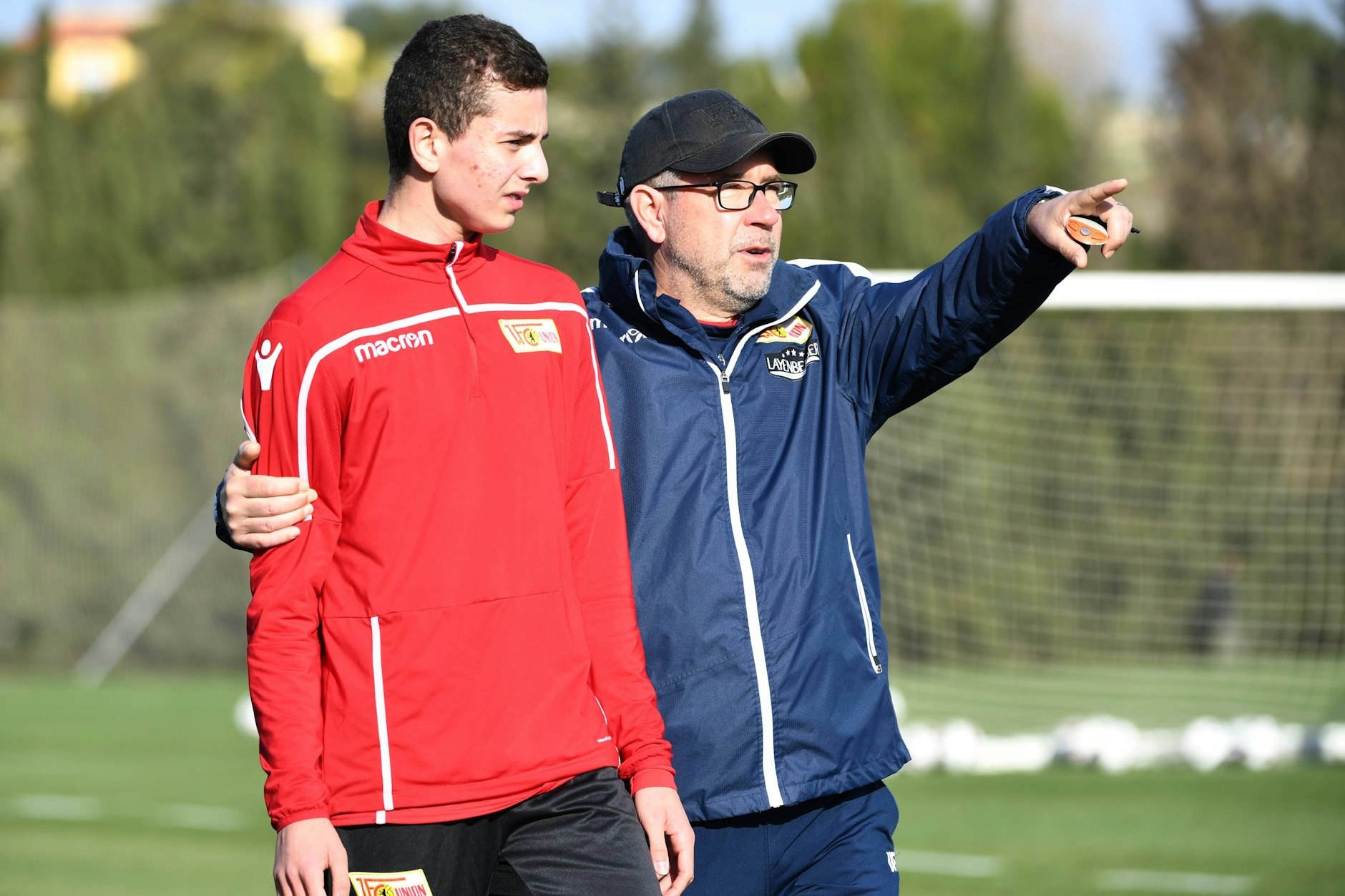 Fisnik Asllani (l.) durfte unter Ex-Union-Coach Urs Fischer zwar trainieren, ein Pflichtspiel machte er für die Köpenicker aber nie.