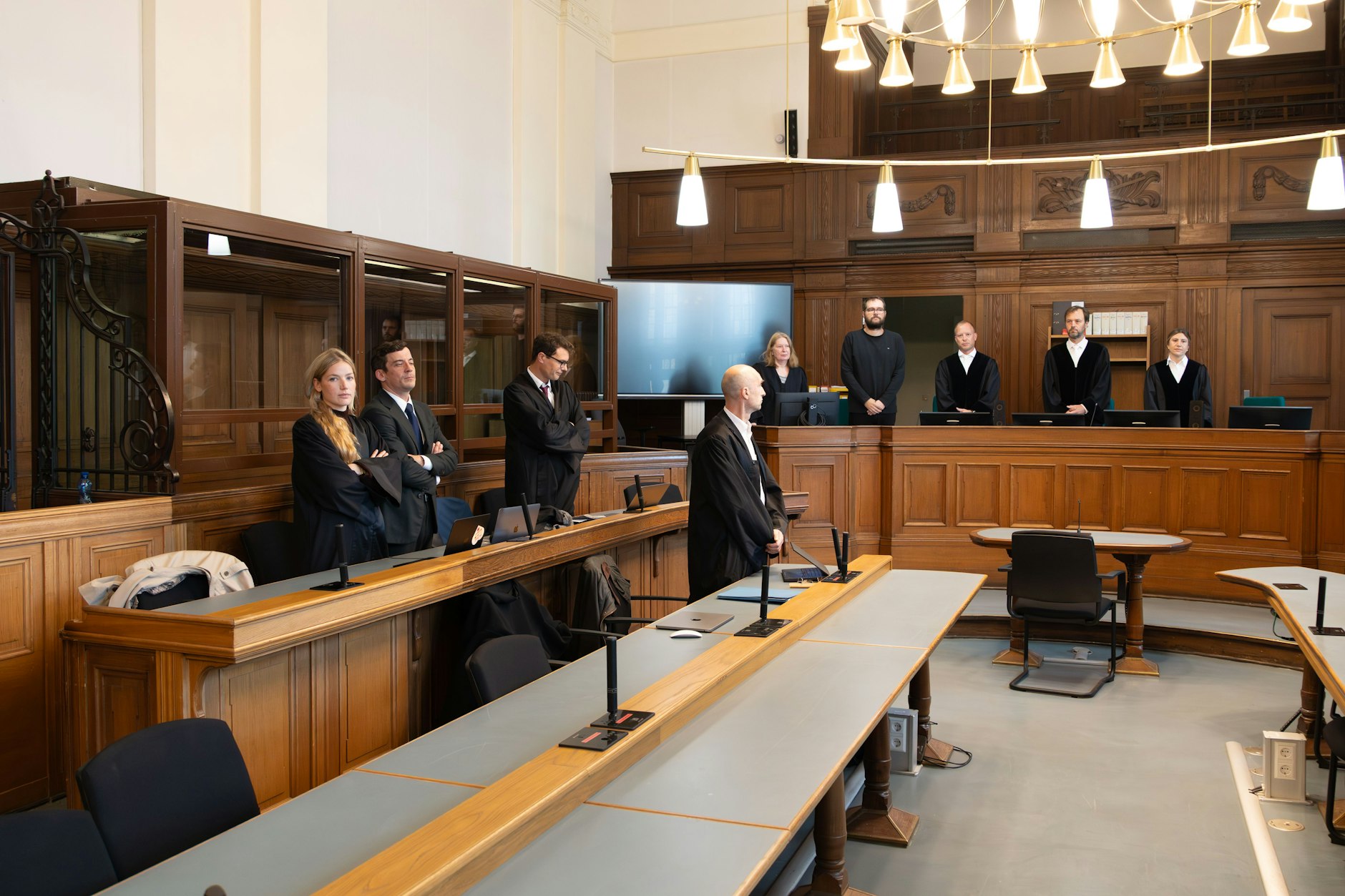 In diesem Gerichtssaal geht es u.a. um Gummibärchen und E-Zigaretten.