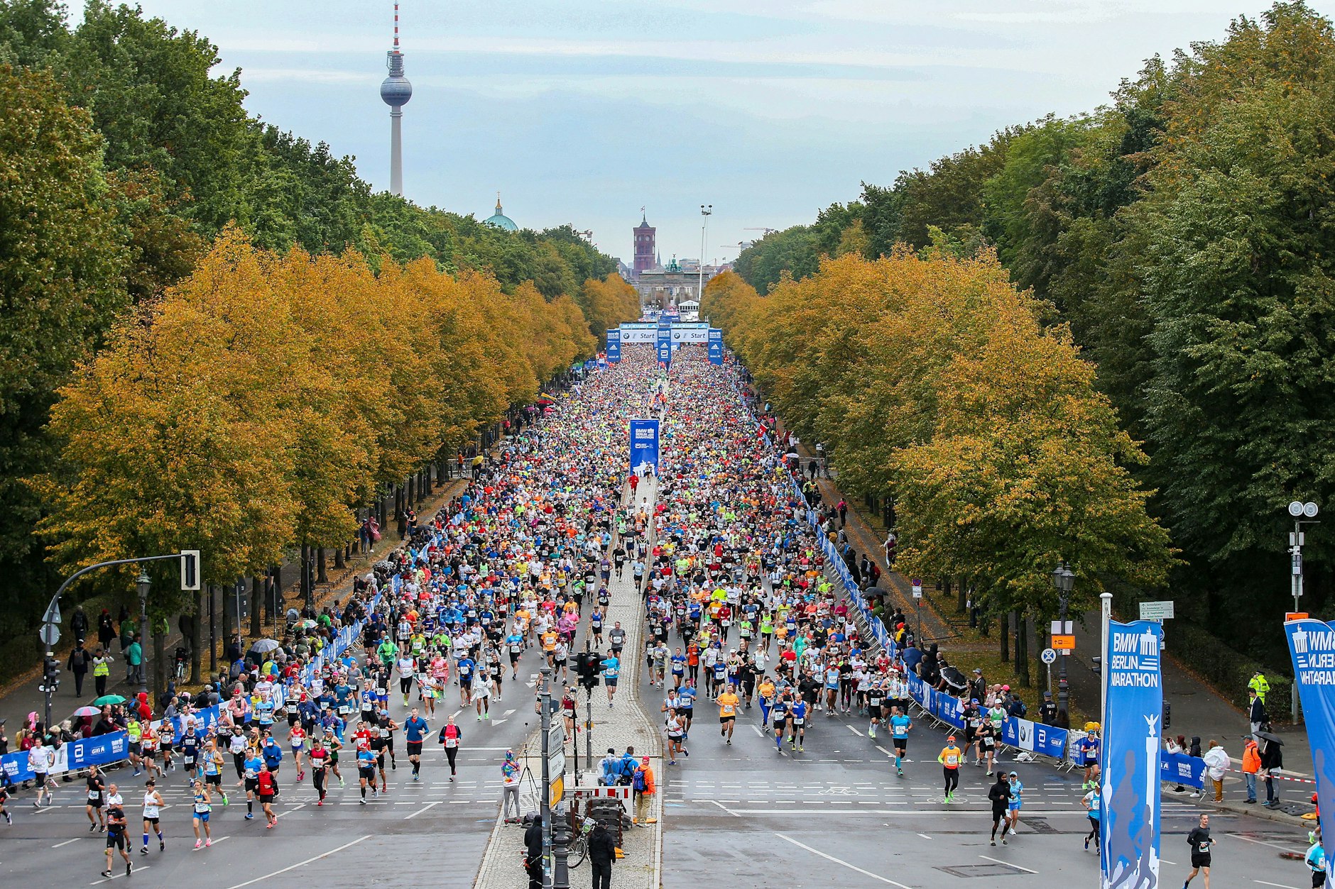 Der Berlin-Marathon startet am Sonntag.