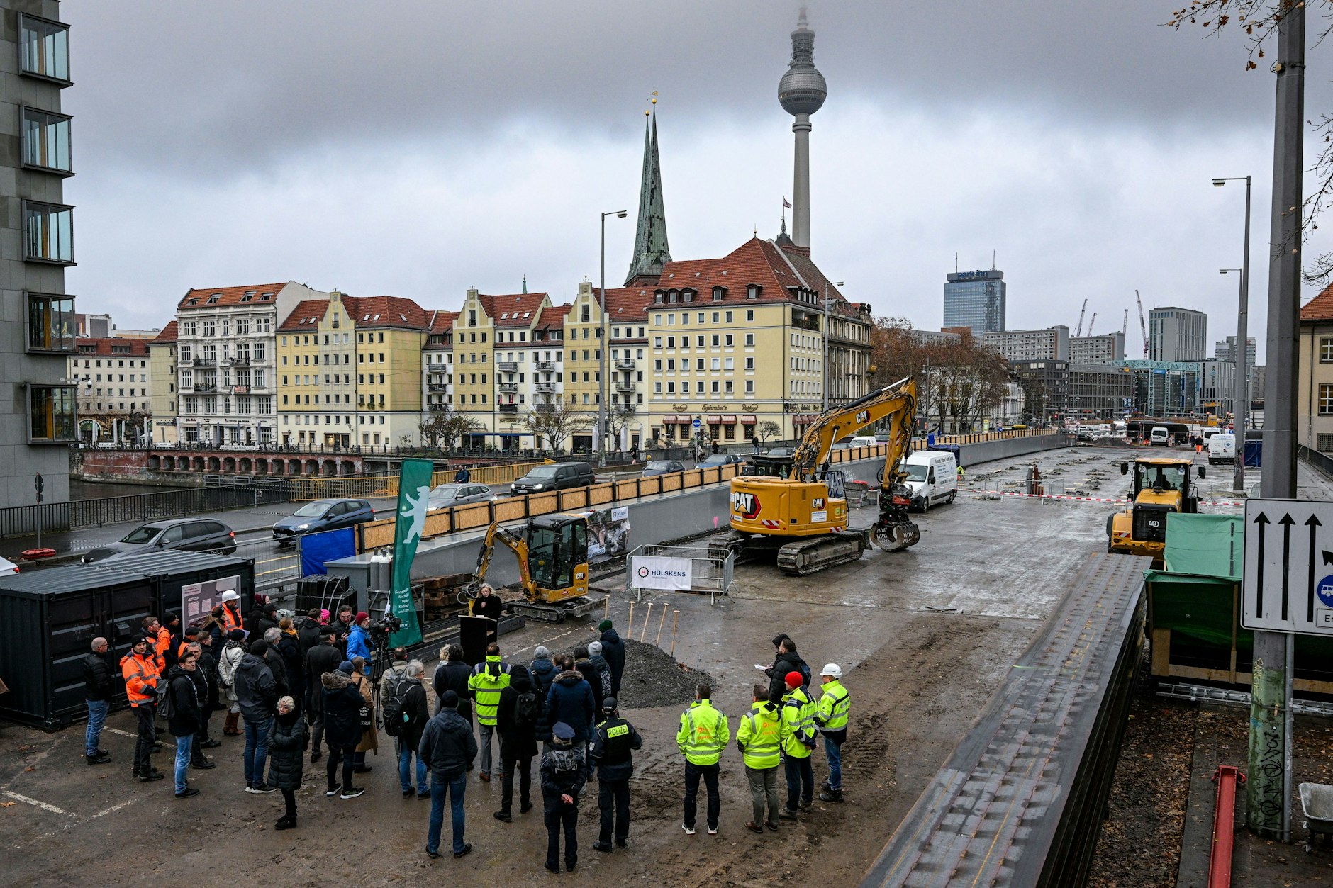 Der Fischerinsel im Zentrum Berlins droht die Entschärfung einer Weltkriegsbombe.