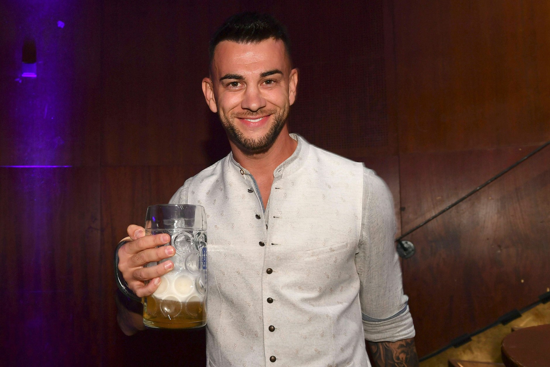 Serkan Yavuz bei der Angermaier Trachtennacht 2023.